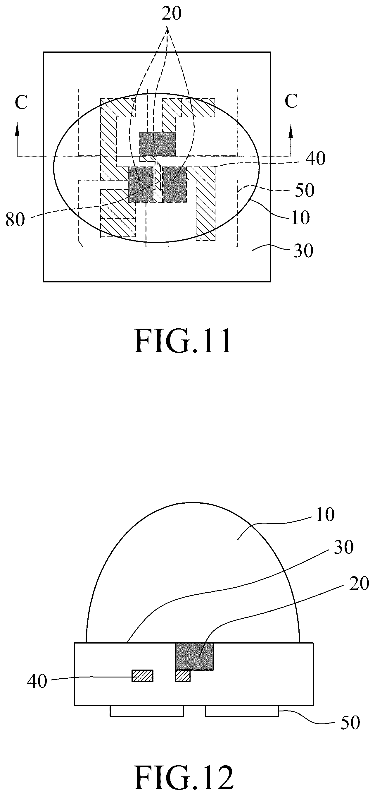 Patent US12322747 Figure 6 – Light emitting diode device, method for manufacturing the same and a display including the same