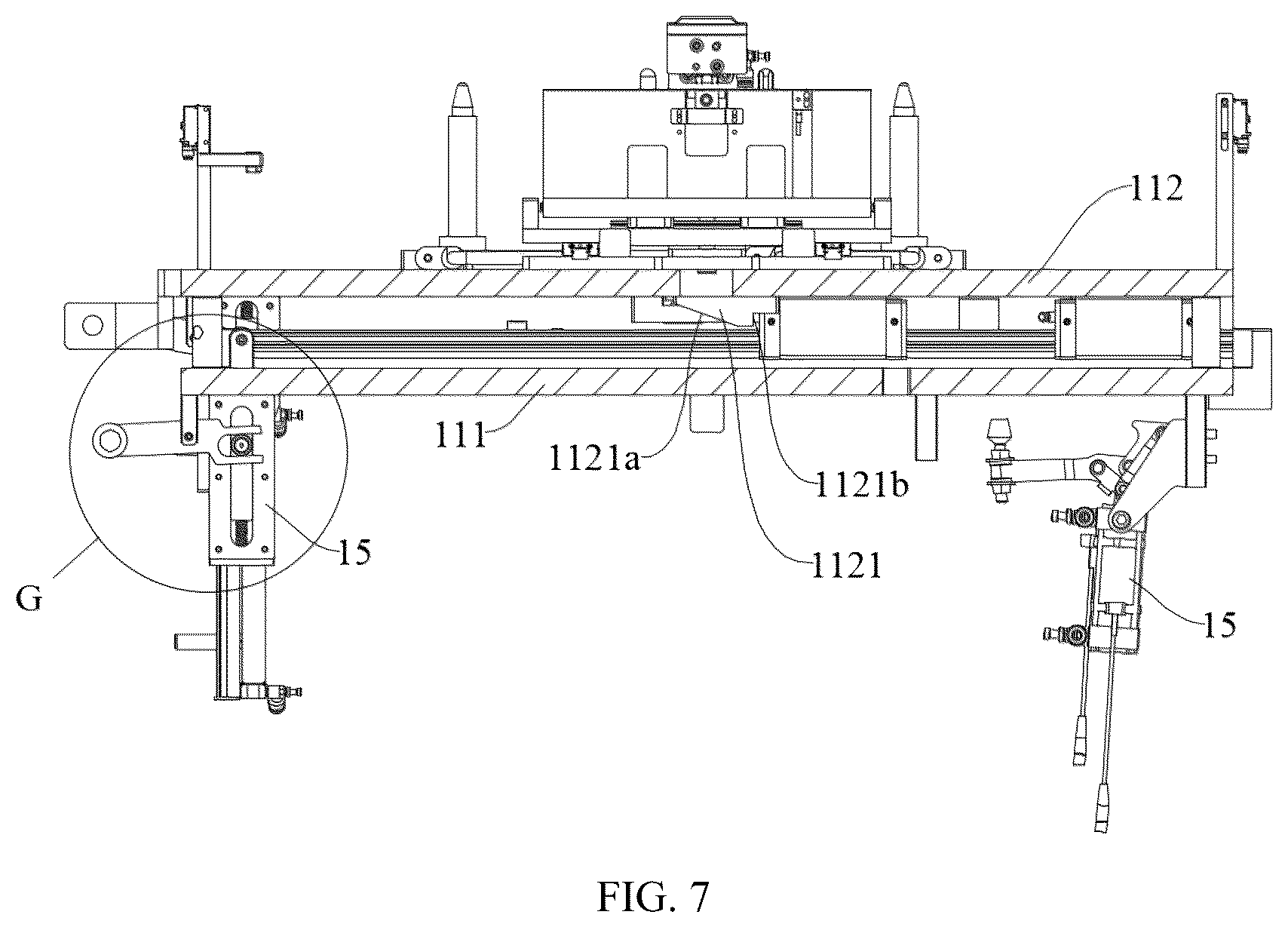 Patent US12322748 Figure 7 – Quick-change platform, battery production line, and control method
