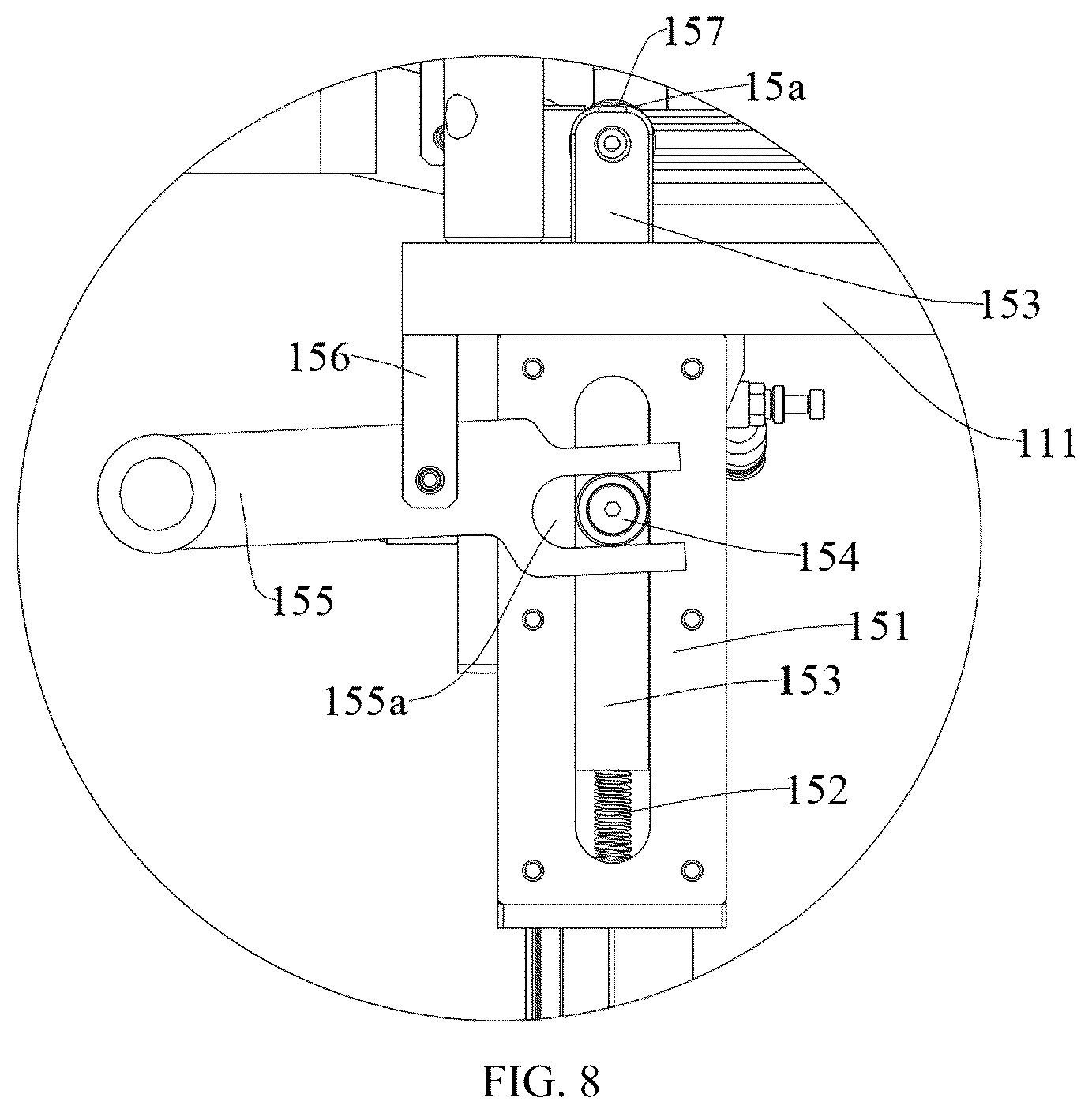 Patent US12322748 Figure 8 – Quick-change platform, battery production line, and control method