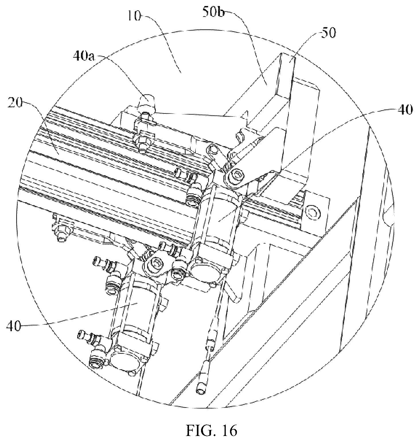 Patent US12322748 Figure 13 – Quick-change platform, battery production line, and control method