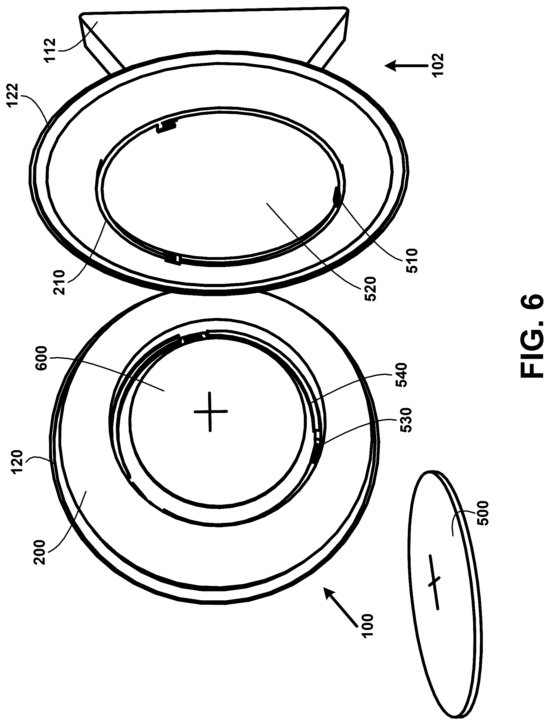 Patent US12322749 Figure 6 – Battery cover removal and reassembly tool