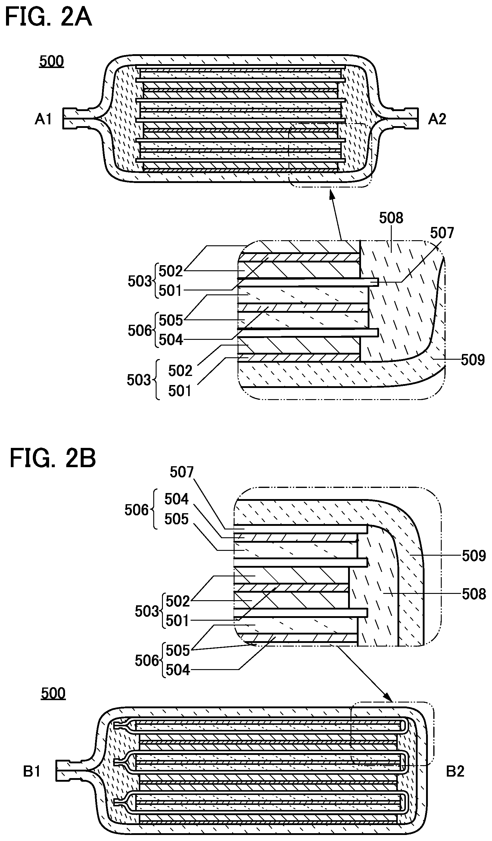 Patent US12322758 Figure 2 – Secondary battery, electronic device, and vehicle