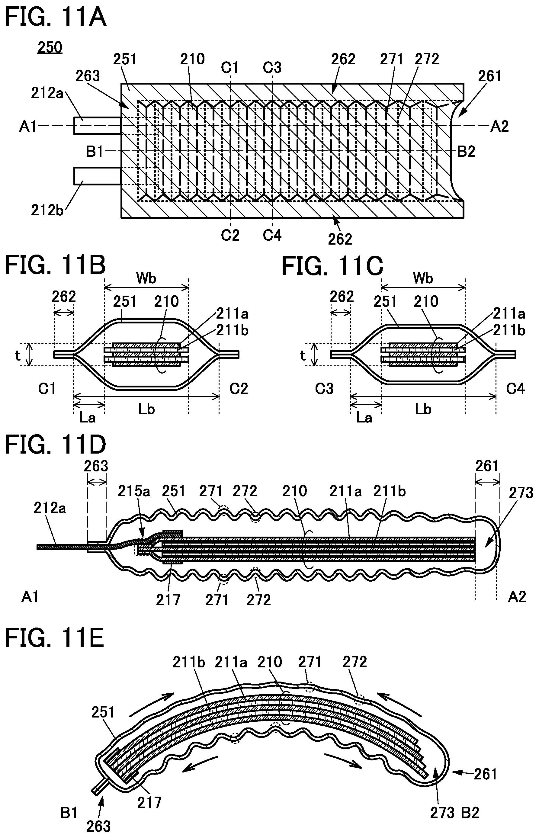 Patent US12322758 Figure 11 – Secondary battery, electronic device, and vehicle