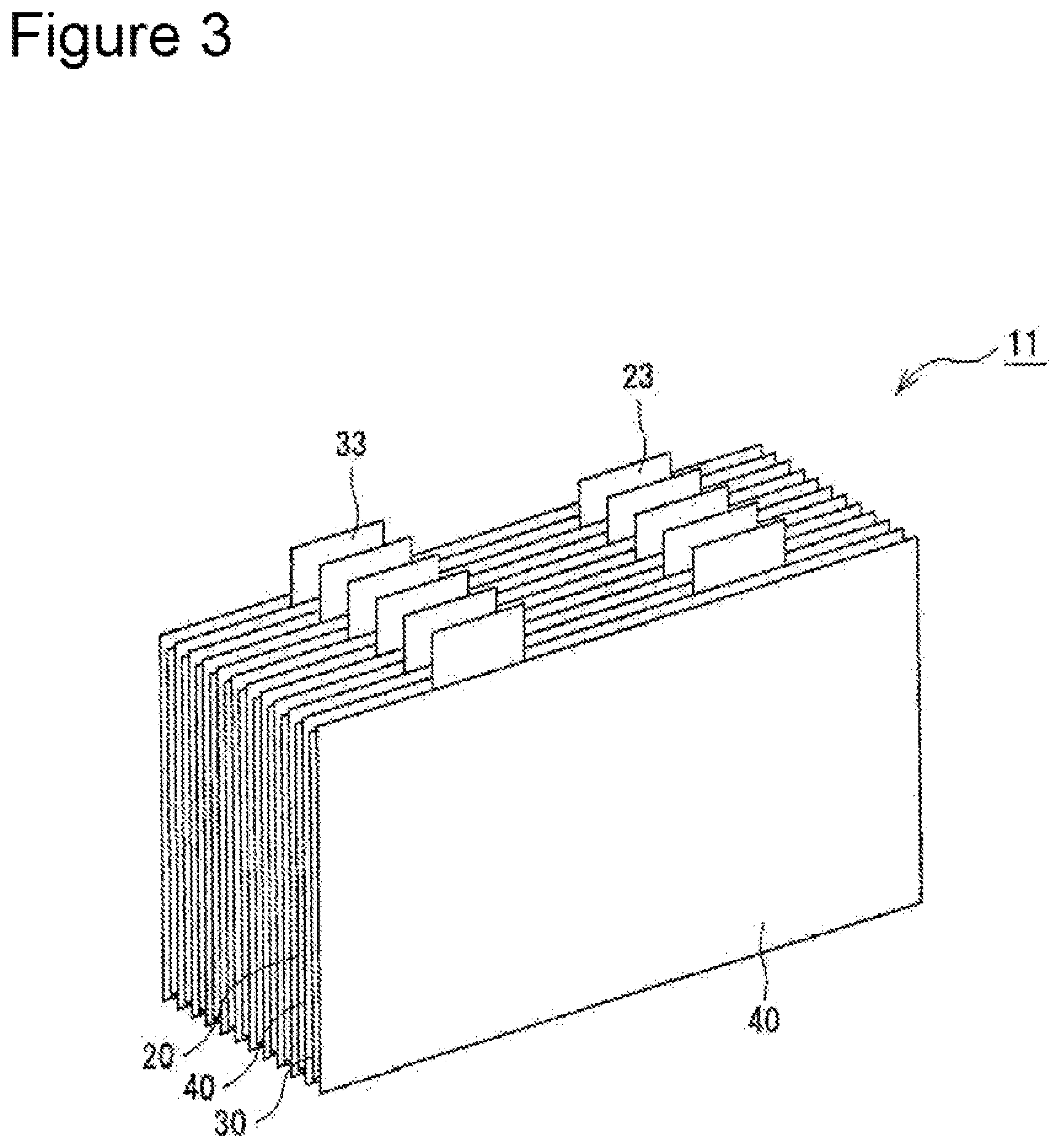Patent US12322760 Figure 3 – Secondary battery