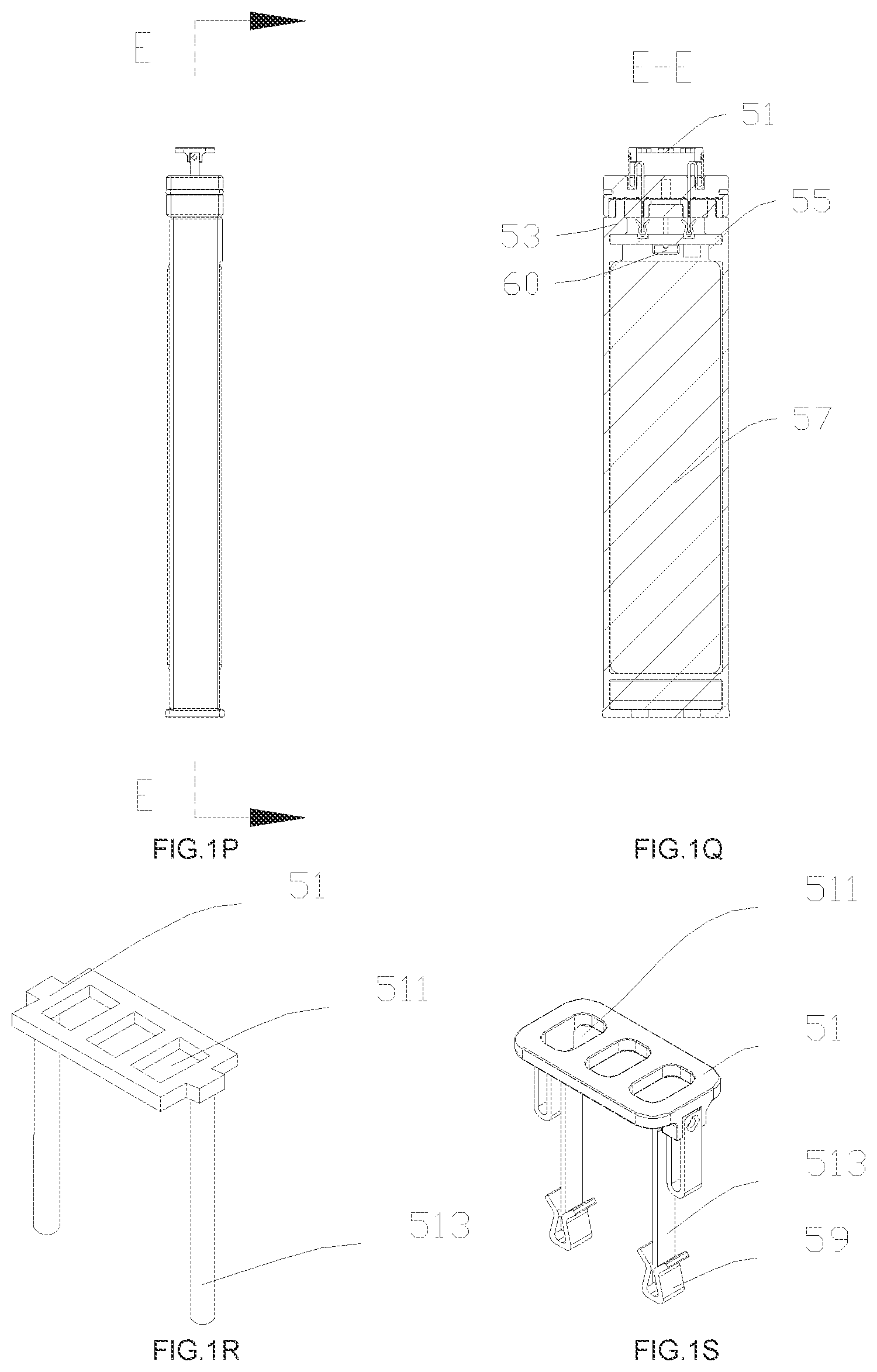 Patent US12322764 Figure 6 – Cartridge, battery assembly and electronic cigarette