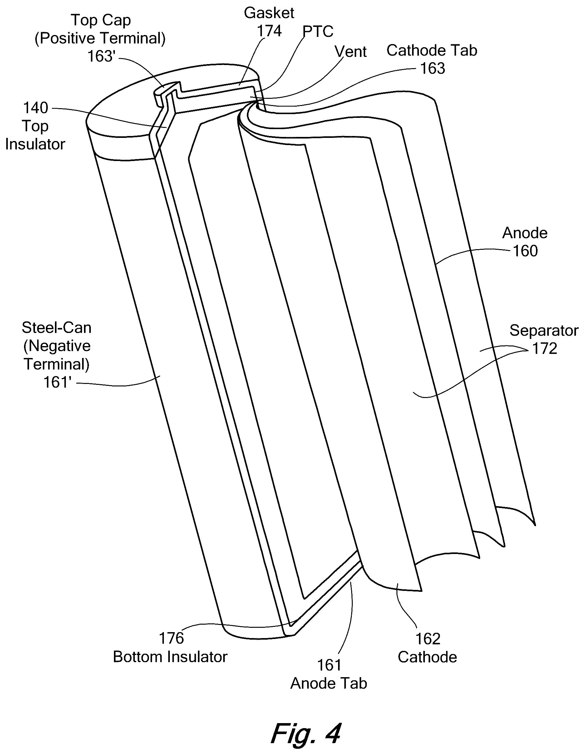 Patent US12322769 Figure 4 – Method and apparatus for recycling lithium-ion batteries