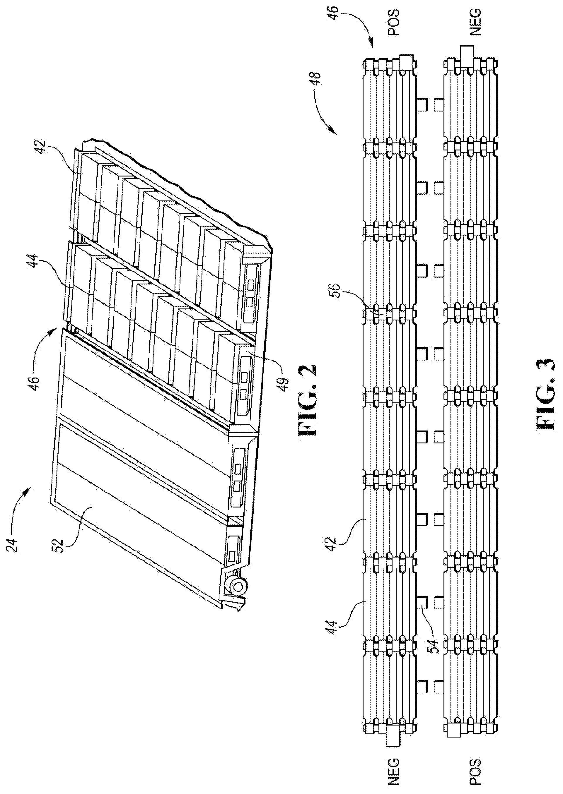 Patent US12322775 Figure 2 – Traction battery thermal management