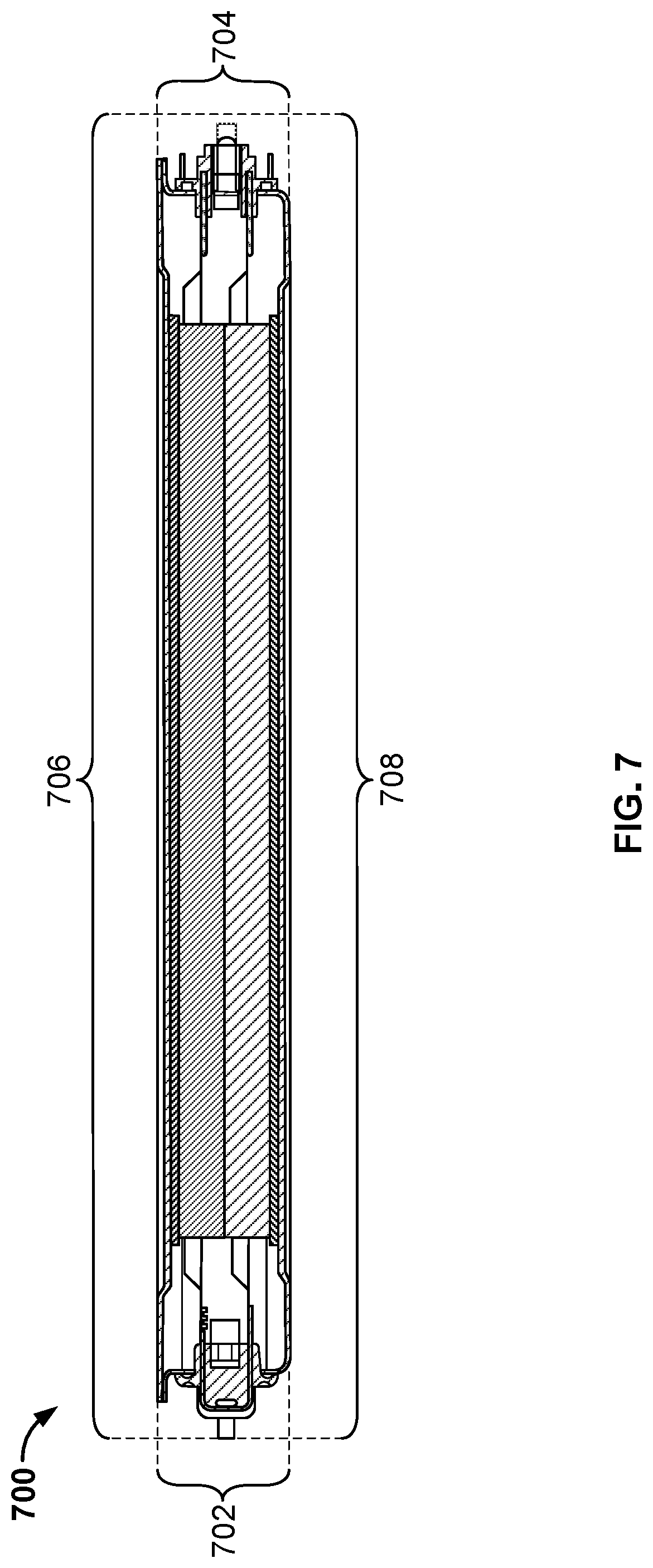 Patent US12322776 Figure 8 – Modular battery system