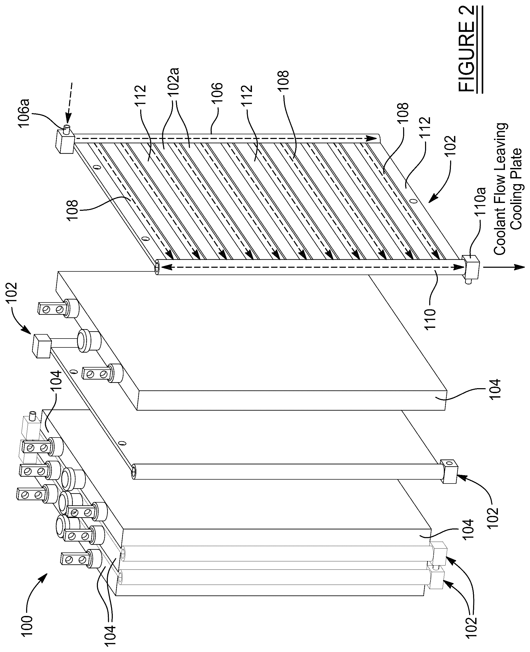 Patent US12322778 Figure 2 – Compact temperature control system and method for energy modules