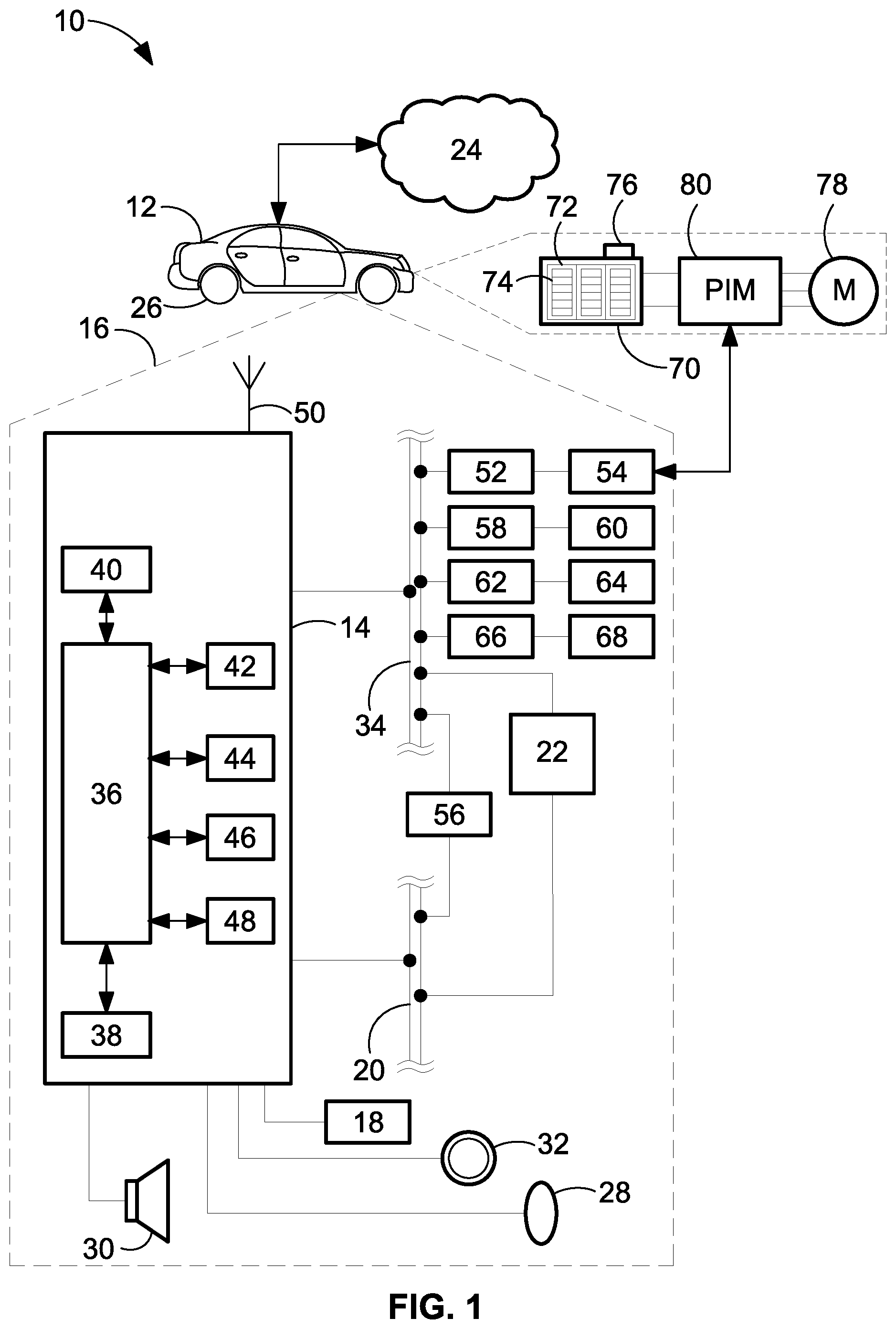 Patent US12322779 Figure 1 – Stacked separator plates with coolant flow distribution channels for liquid immersion cooling in battery assemblies