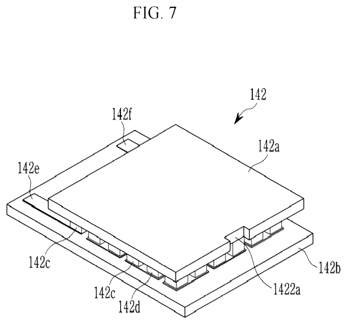 Patent US12322780 Figure 7 – Battery module and vehicle including the same