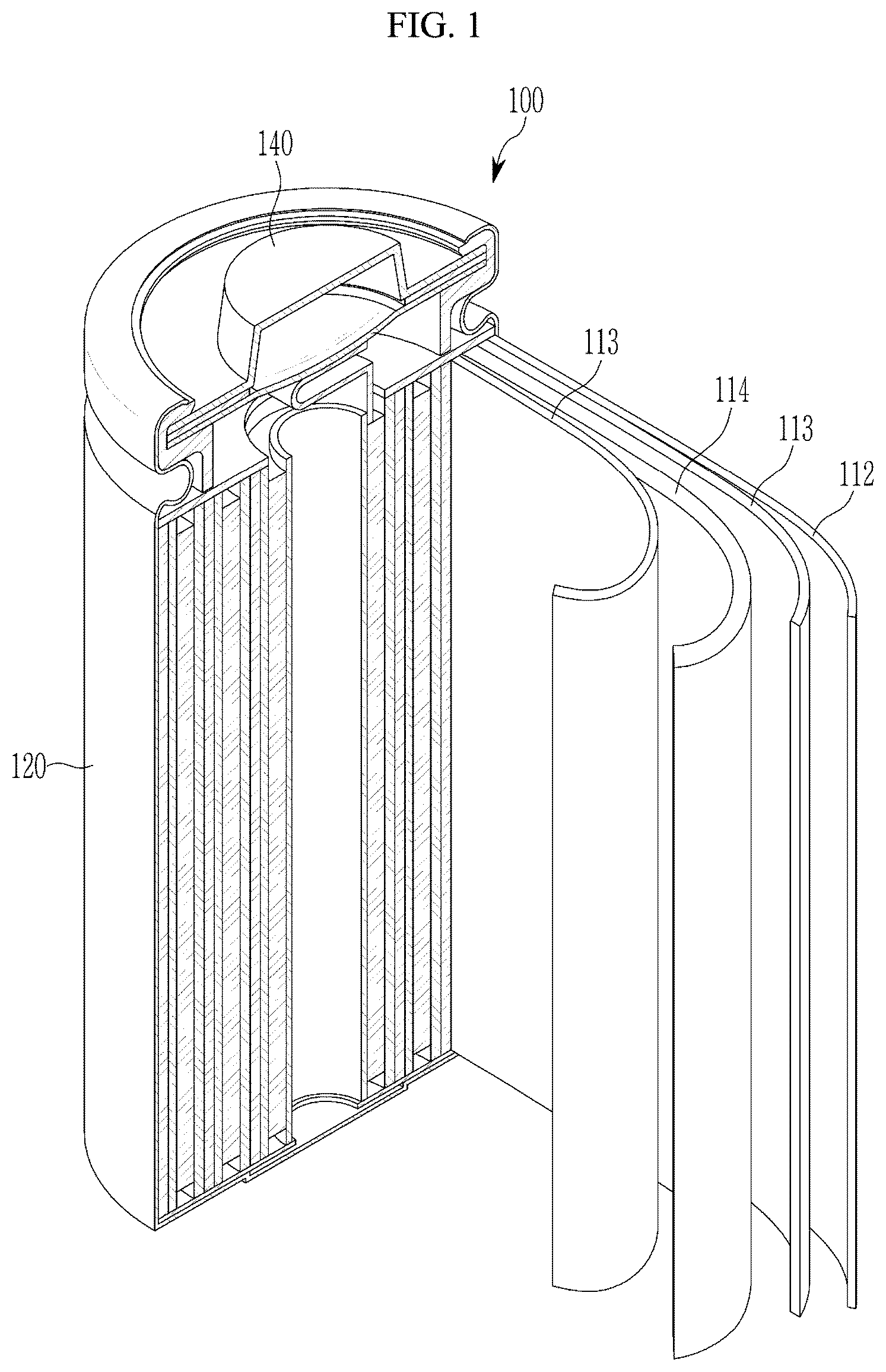 Patent US12322791 Figure 1 – Positive active material for rechargeable lithium battery, preparing method thereof and rechargeable lithium battery including the same