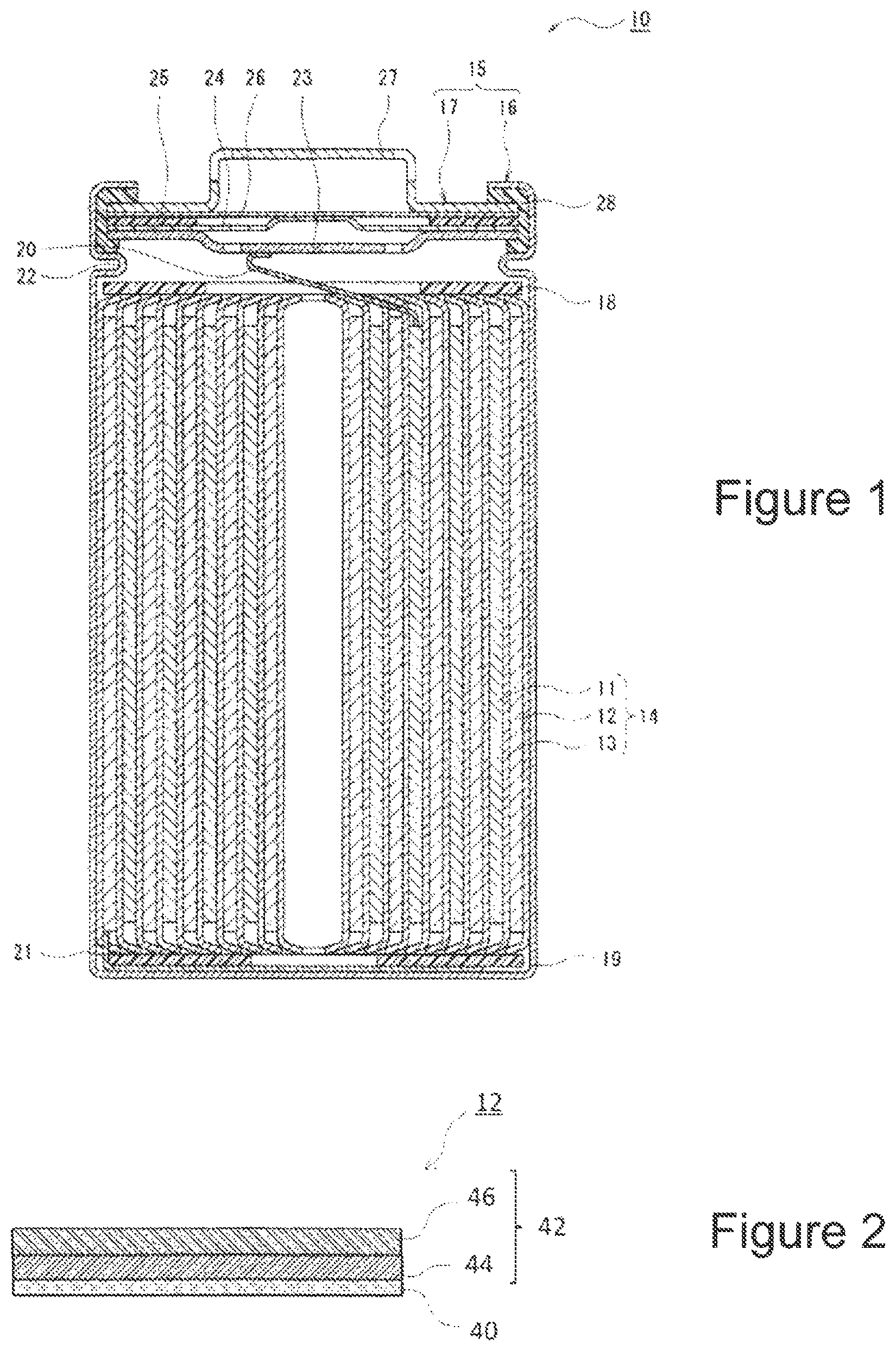 Patent US12322802 Figure 1 – Negative electrode for lithium ion secondary battery, and lithium ion secondary battery