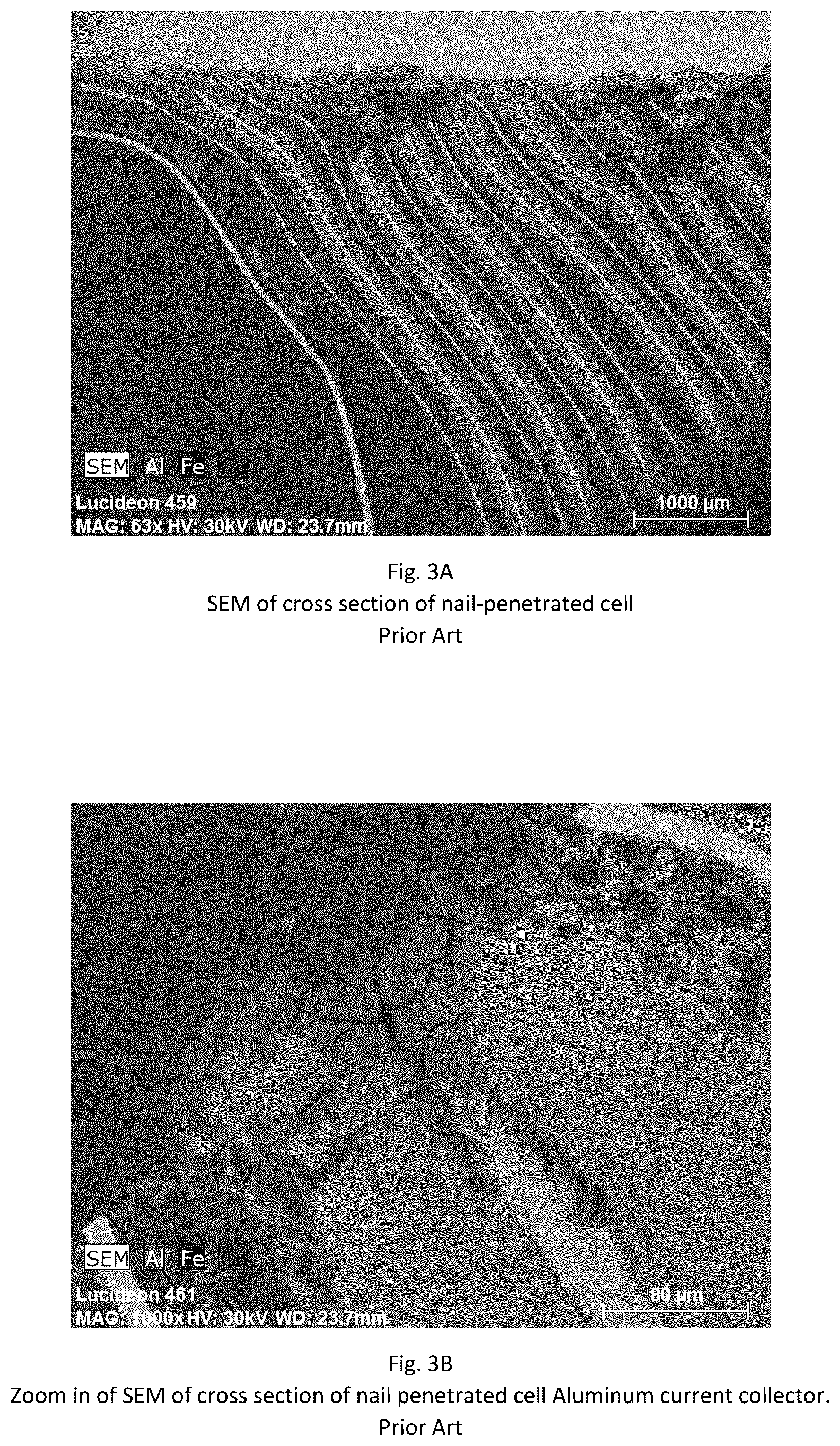 Patent US12322810 Figure 3 – Battery connections and metallized film components in energy storage devices having internal fuses
