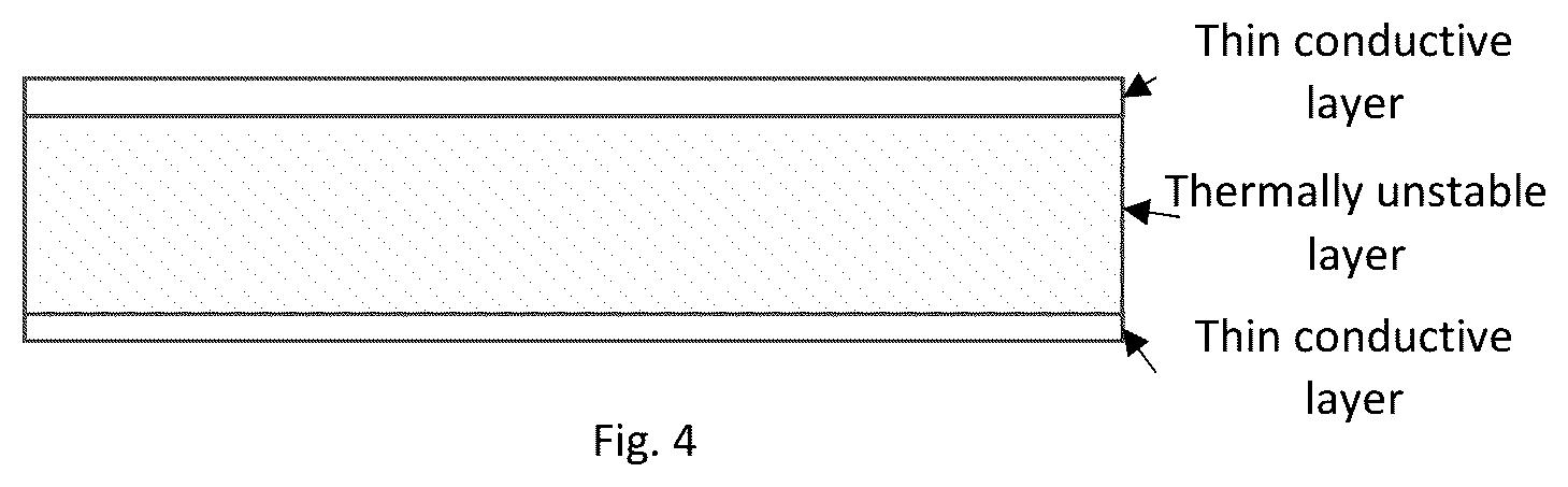 Patent US12322810 Figure 4 – Battery connections and metallized film components in energy storage devices having internal fuses