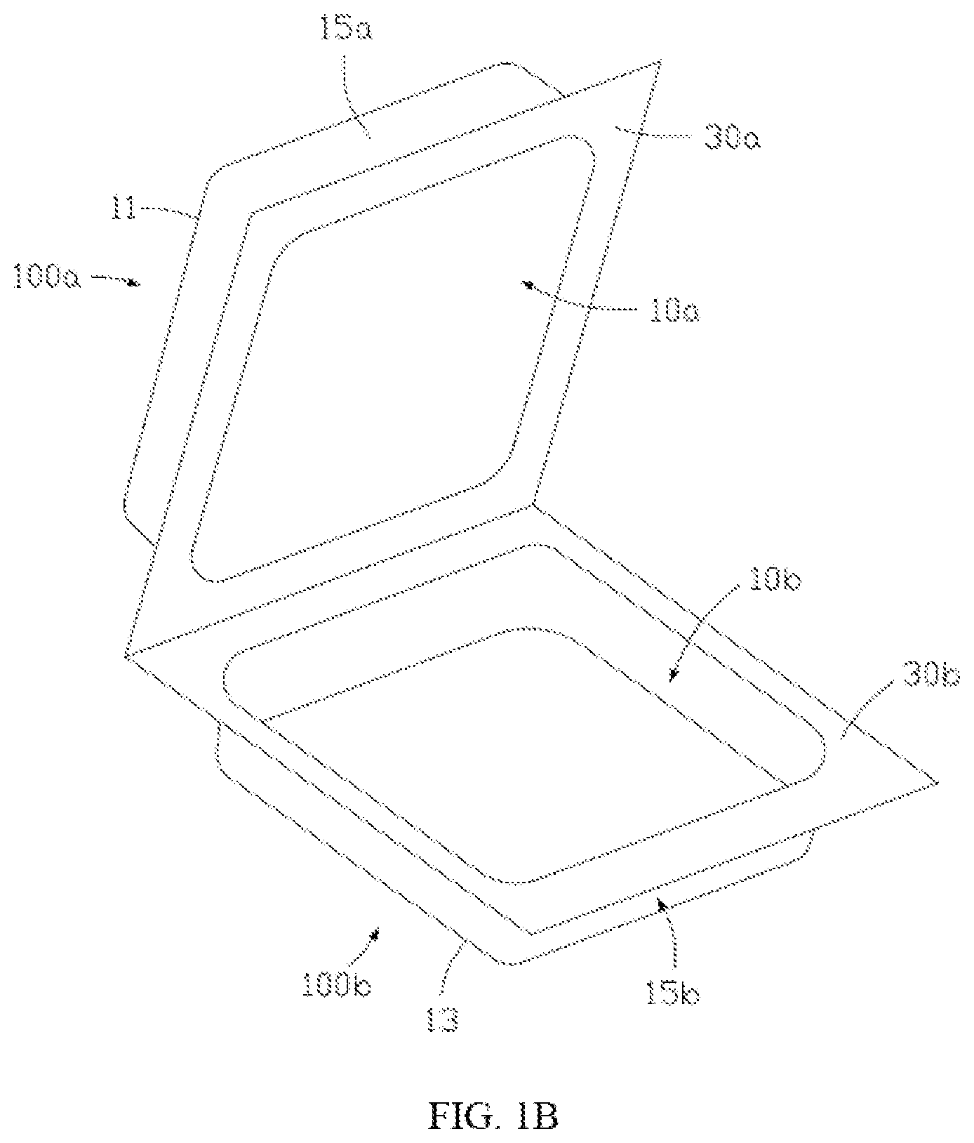 Patent US12322814 Figure 2 – Packaging structure and battery core using the same