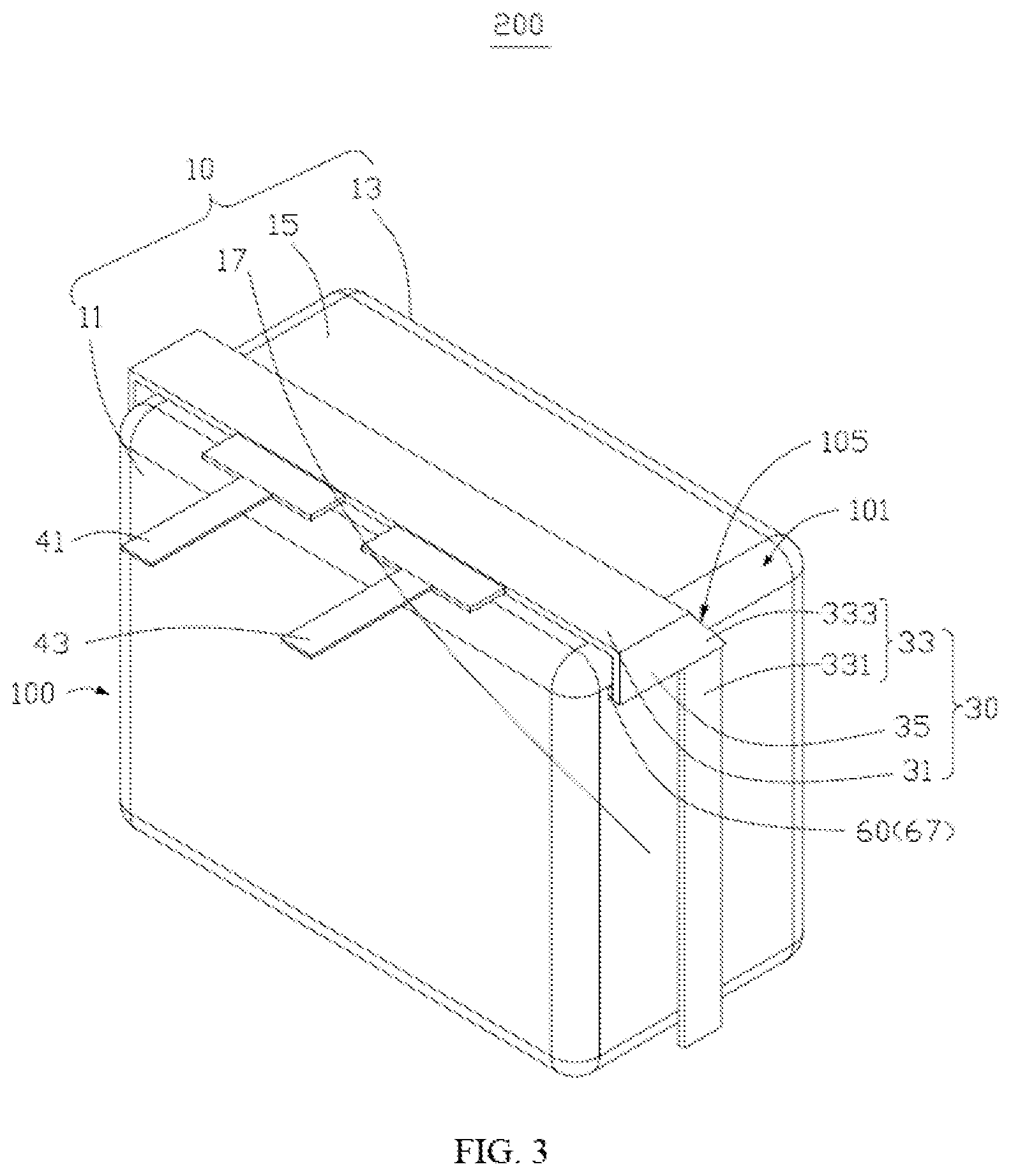 Patent US12322814 Figure 4 – Packaging structure and battery core using the same