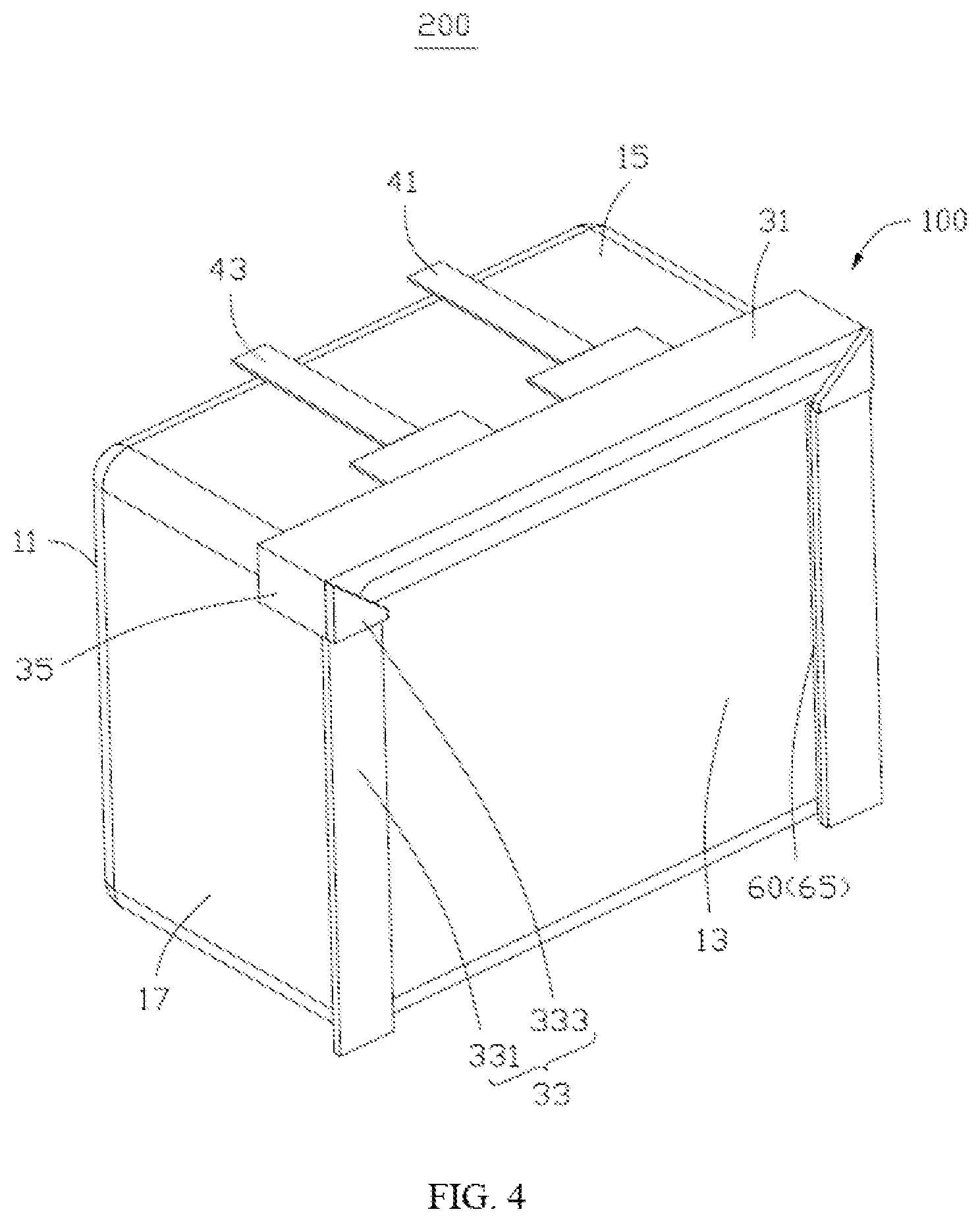 Patent US12322814 Figure 5 – Packaging structure and battery core using the same