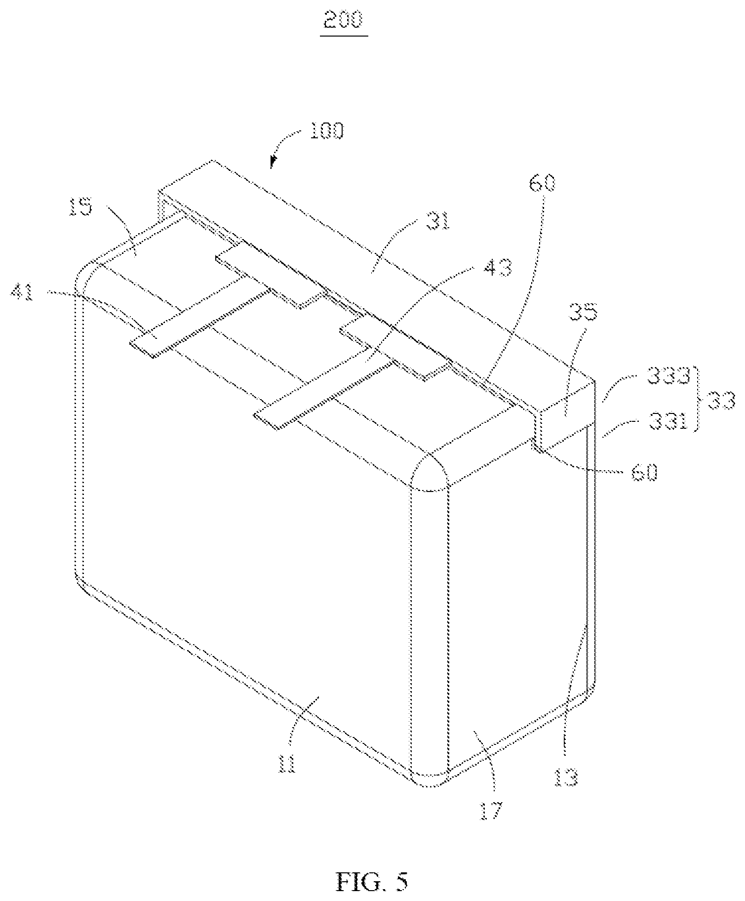 Patent US12322814 Figure 6 – Packaging structure and battery core using the same