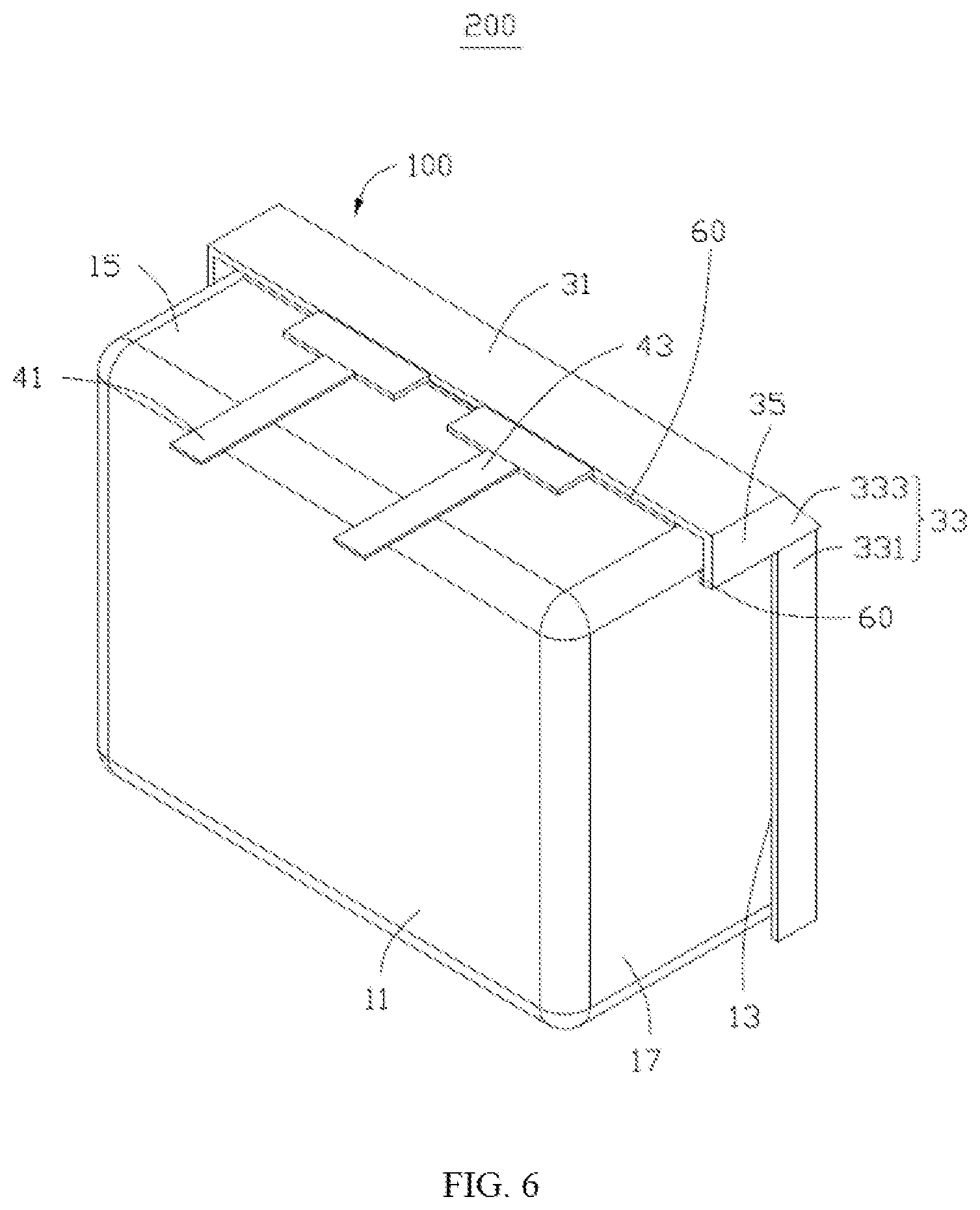 Patent US12322814 Figure 7 – Packaging structure and battery core using the same