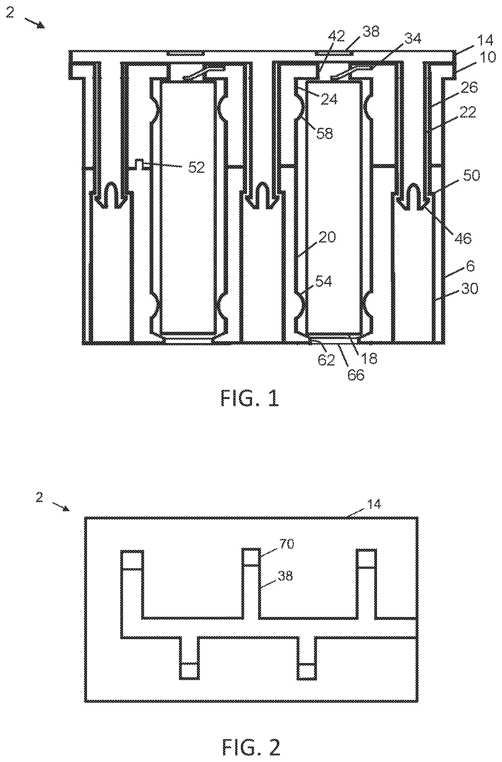 Patent US12322815 — Cell holder with top and intermediate trays — Figure 1