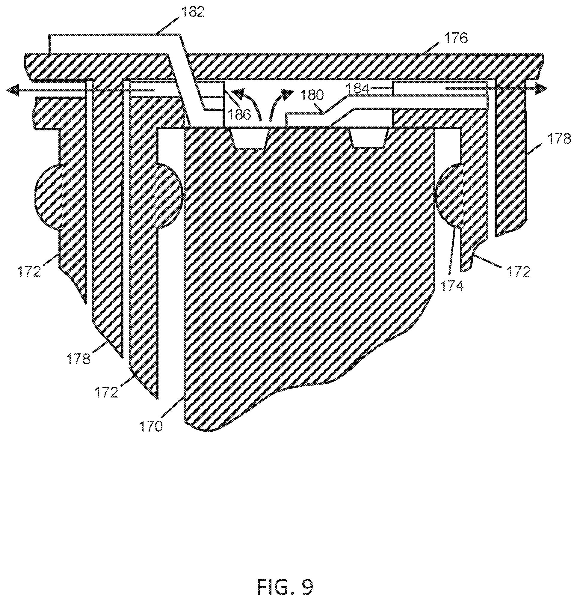 Patent US12322815 Figure 5 – Cell holder with top and intermediate trays