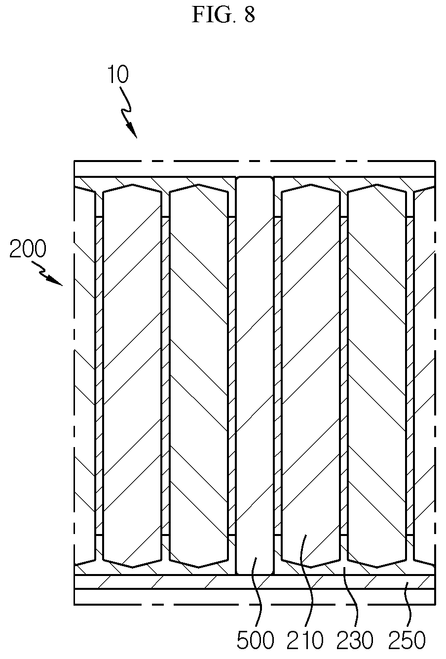 Patent US12322816 Figure 4 – Battery module, battery rack comprising same battery module, and power storage device