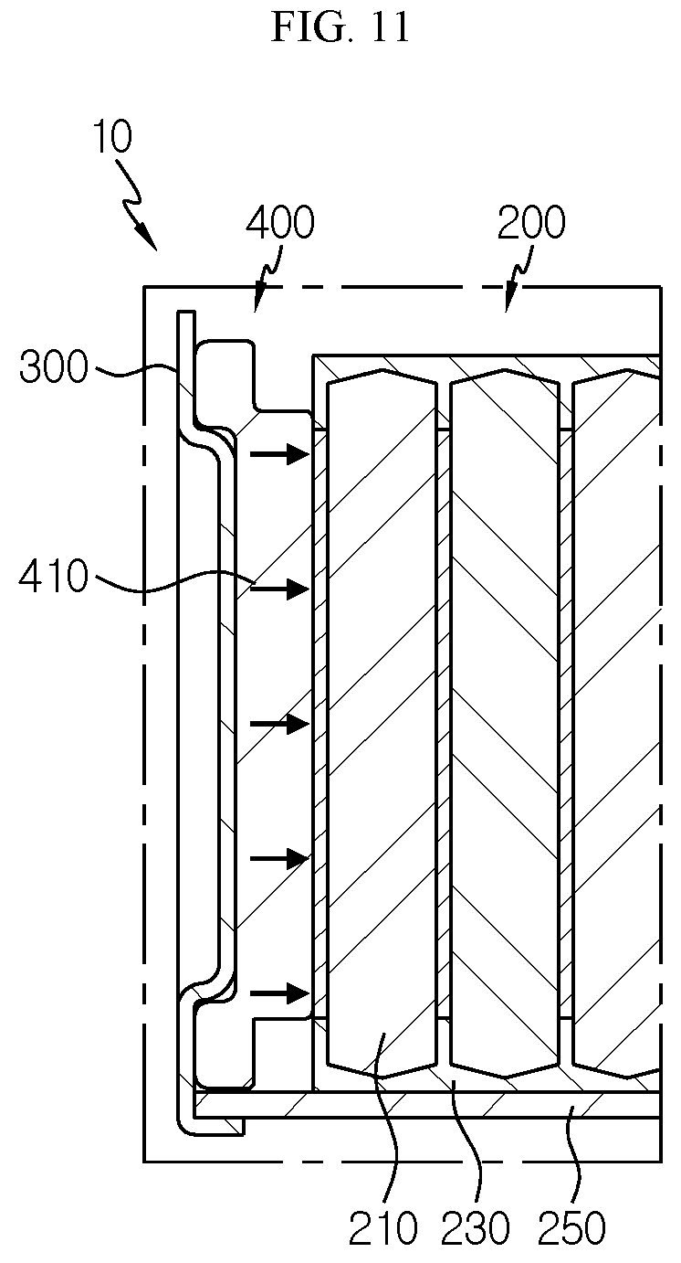 Patent US12322816 Figure 7 – Battery module, battery rack comprising same battery module, and power storage device