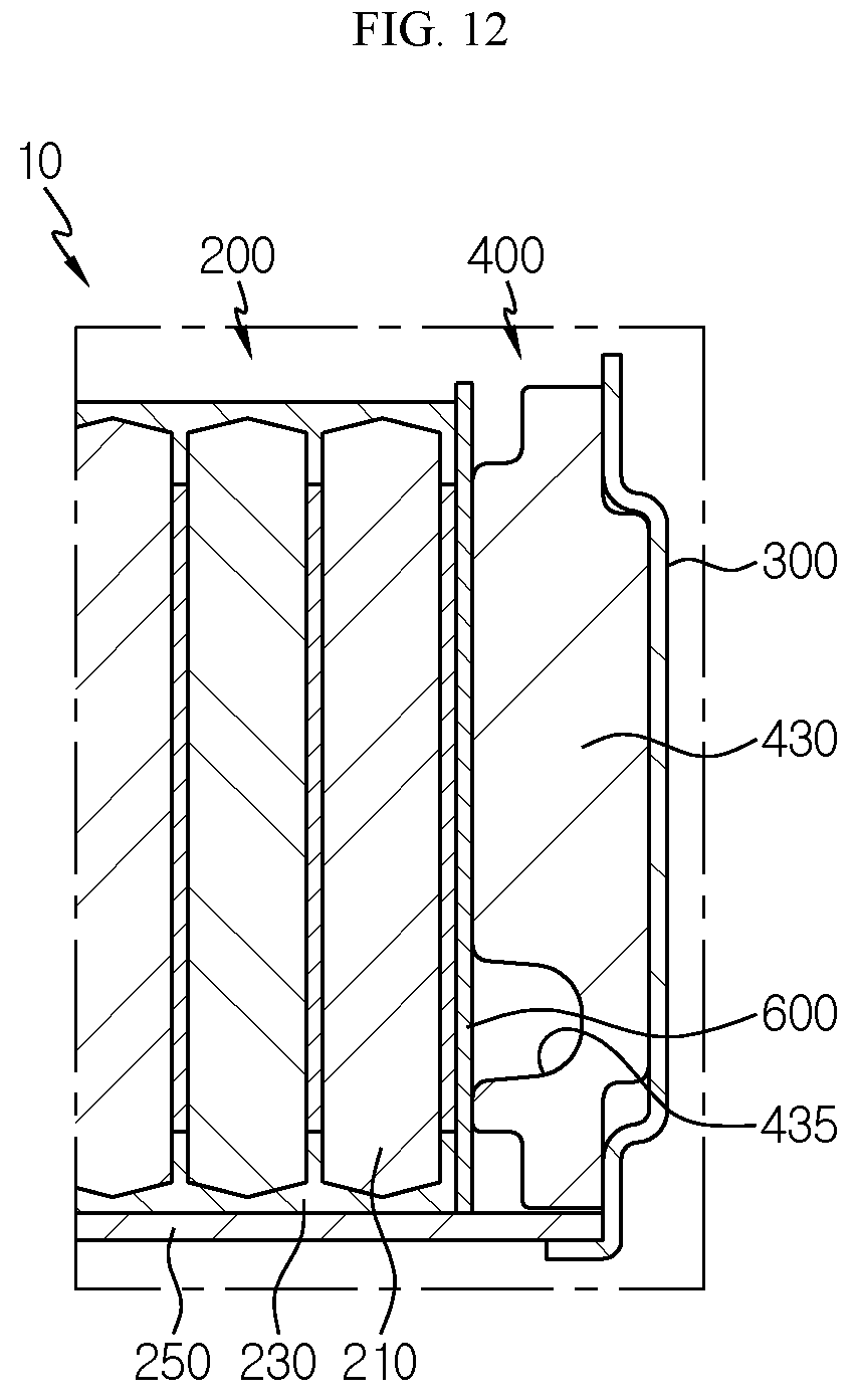 Patent US12322816 Figure 8 – Battery module, battery rack comprising same battery module, and power storage device