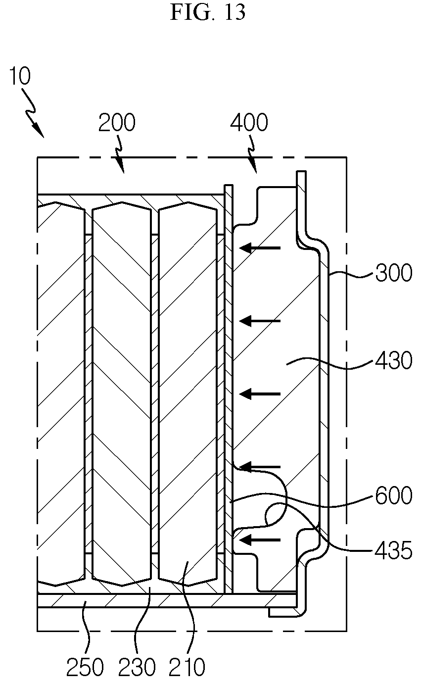 Patent US12322816 Figure 9 – Battery module, battery rack comprising same battery module, and power storage device