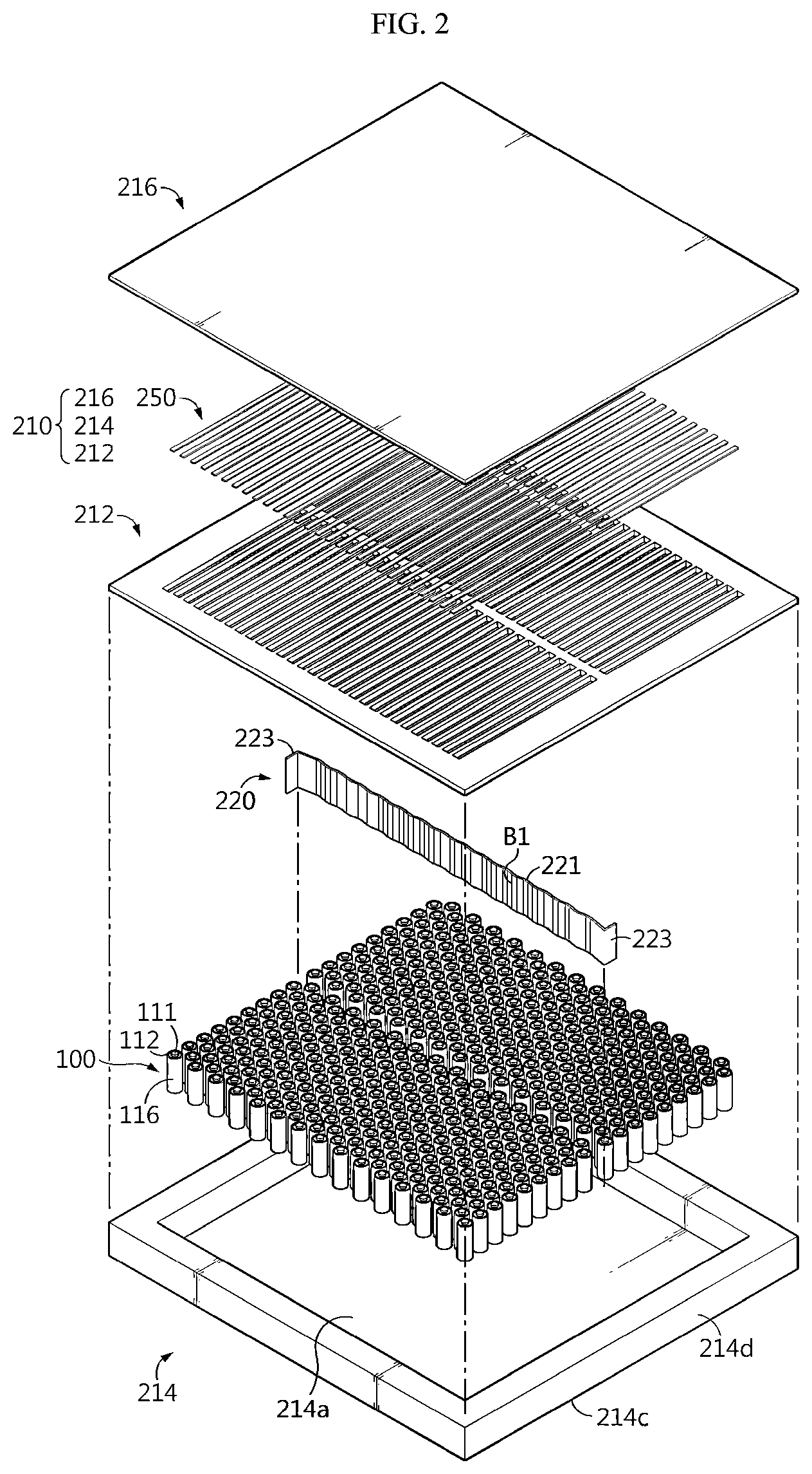 Patent US12322817 Figure 2 – Battery pack, and electronic device and vehicle including the same