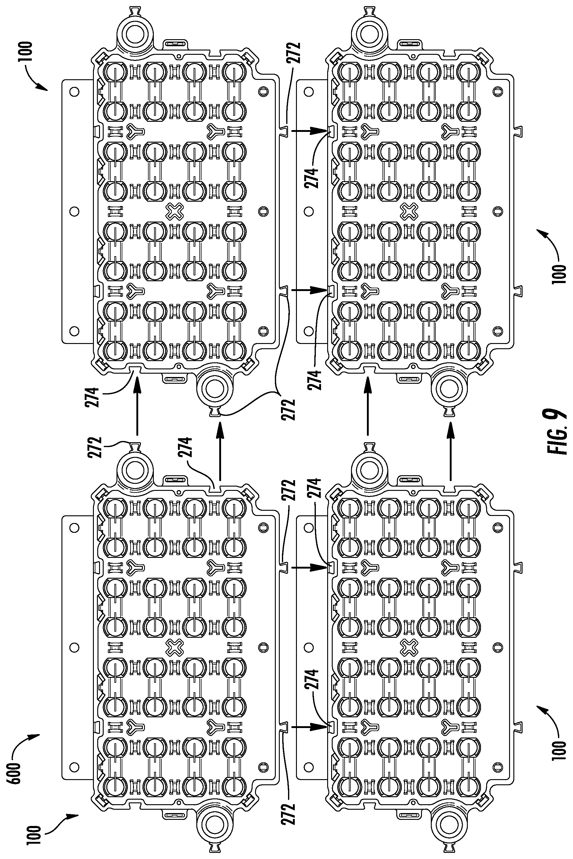 Patent US12322818 Figure 15 – Cell module assemblies and methods of manufacturing cell module assemblies