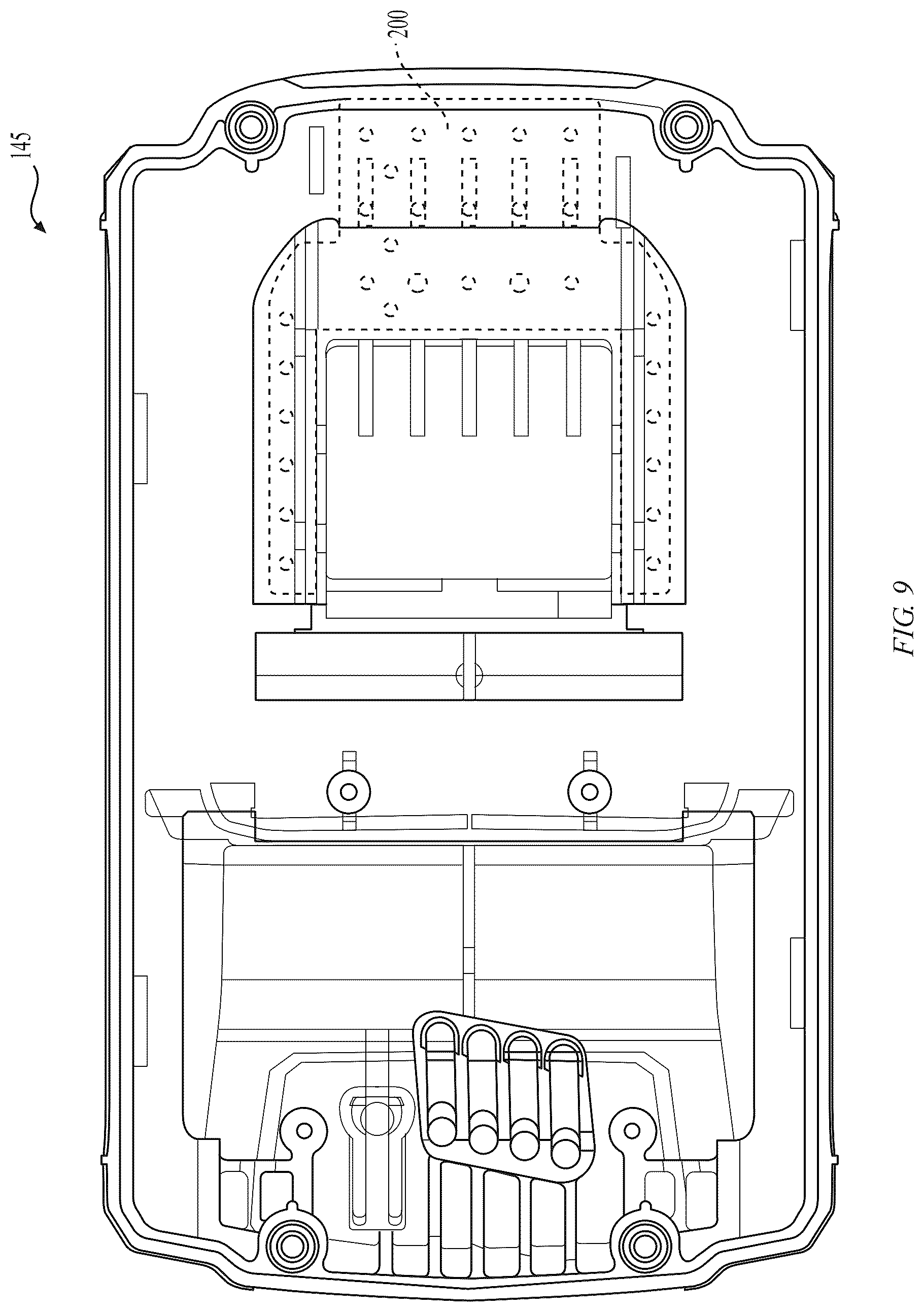 Patent US12322819 Figure 8 – Support member for battery pack top housing