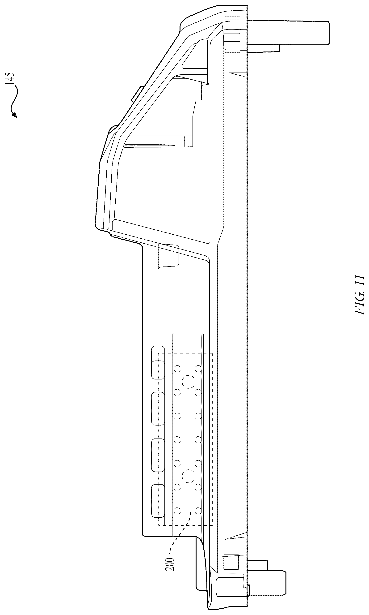 Patent US12322819 Figure 10 – Support member for battery pack top housing