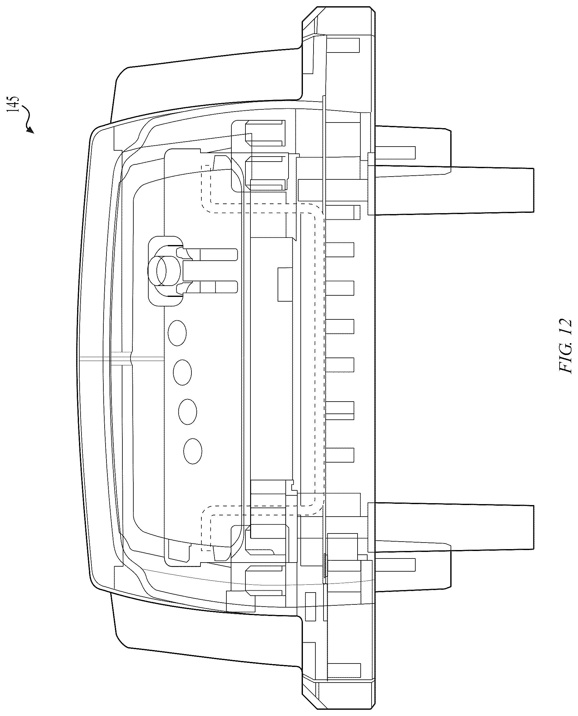 Patent US12322819 Figure 11 – Support member for battery pack top housing