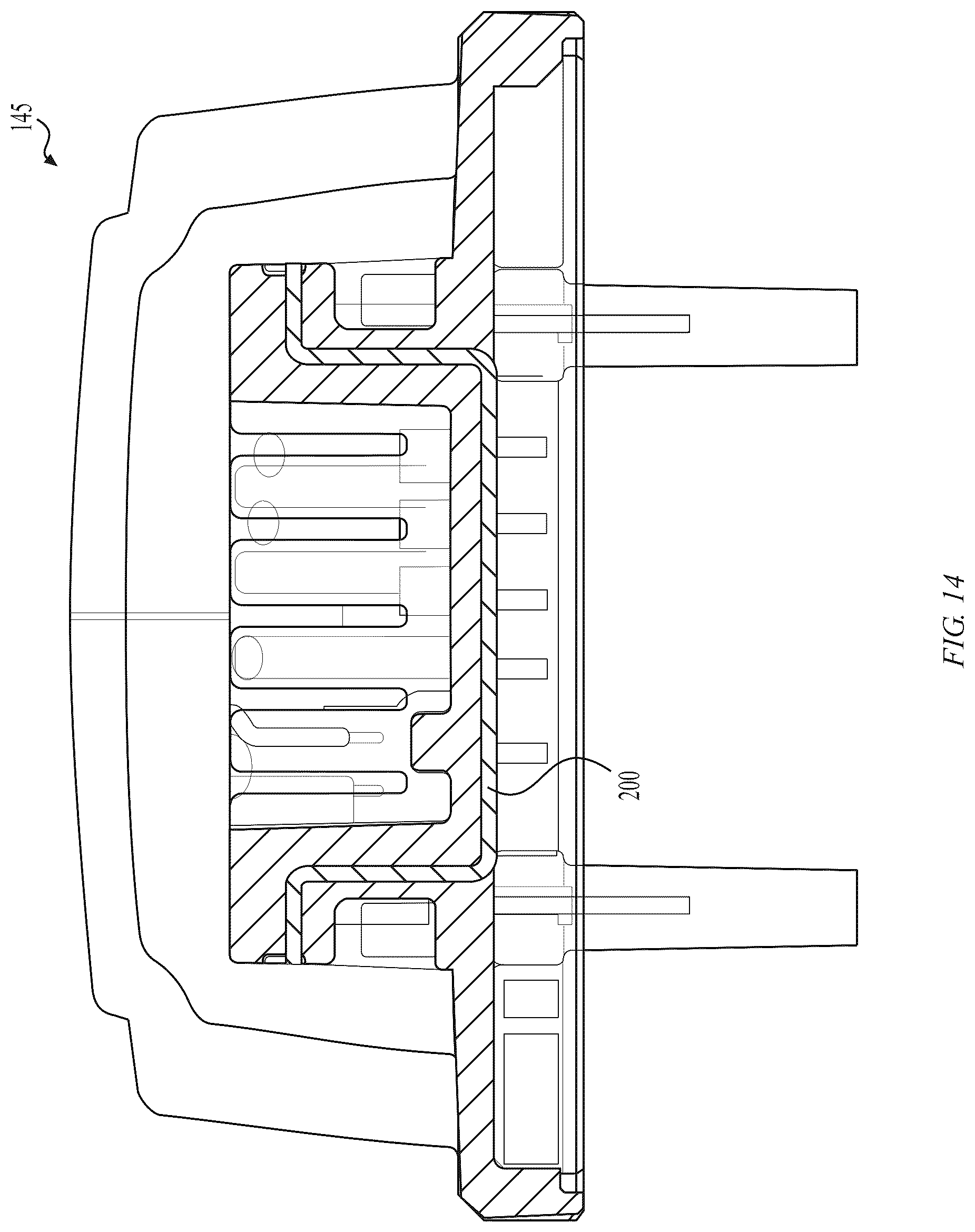 Patent US12322819 Figure 13 – Support member for battery pack top housing