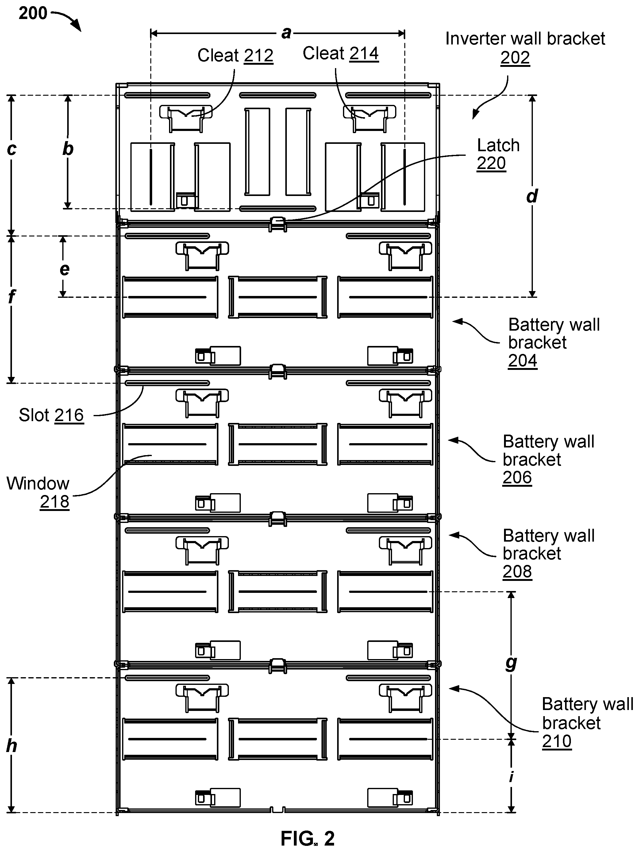 Patent US12322822 Figure 2 – Modular installation of energy storage system