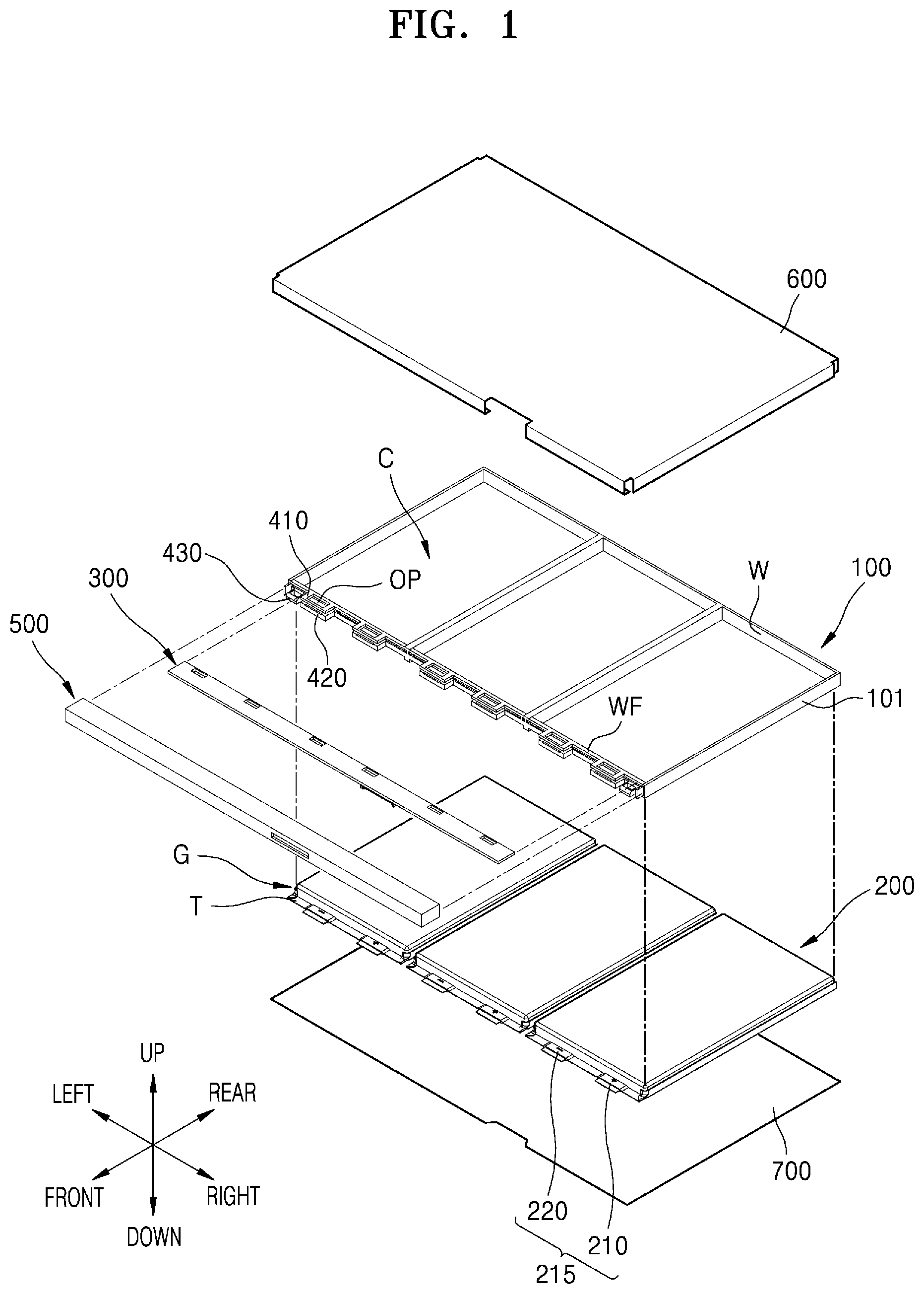 Patent US12322824 Figure 1 – Battery pack