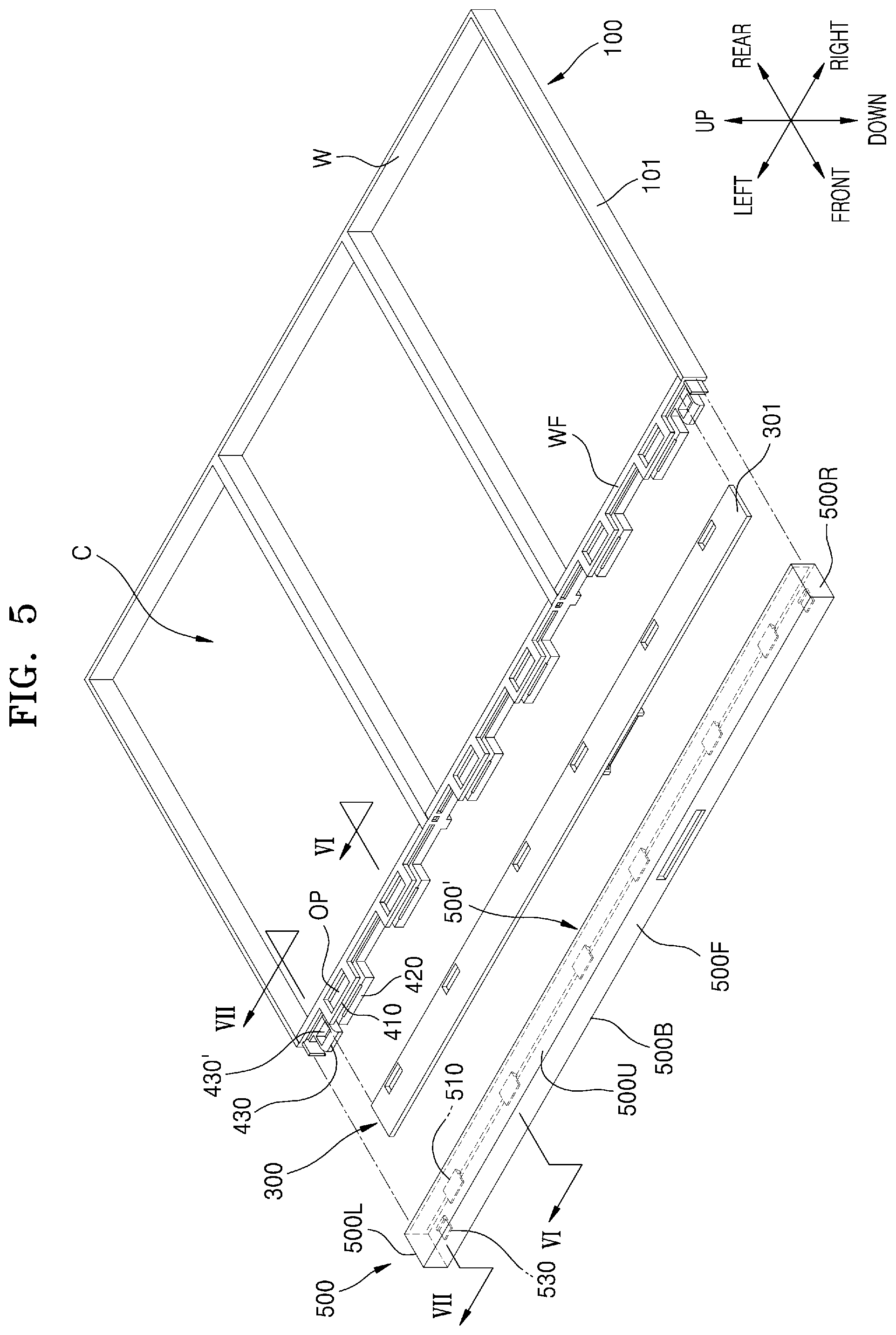 Patent US12322824 Figure 5 – Battery pack