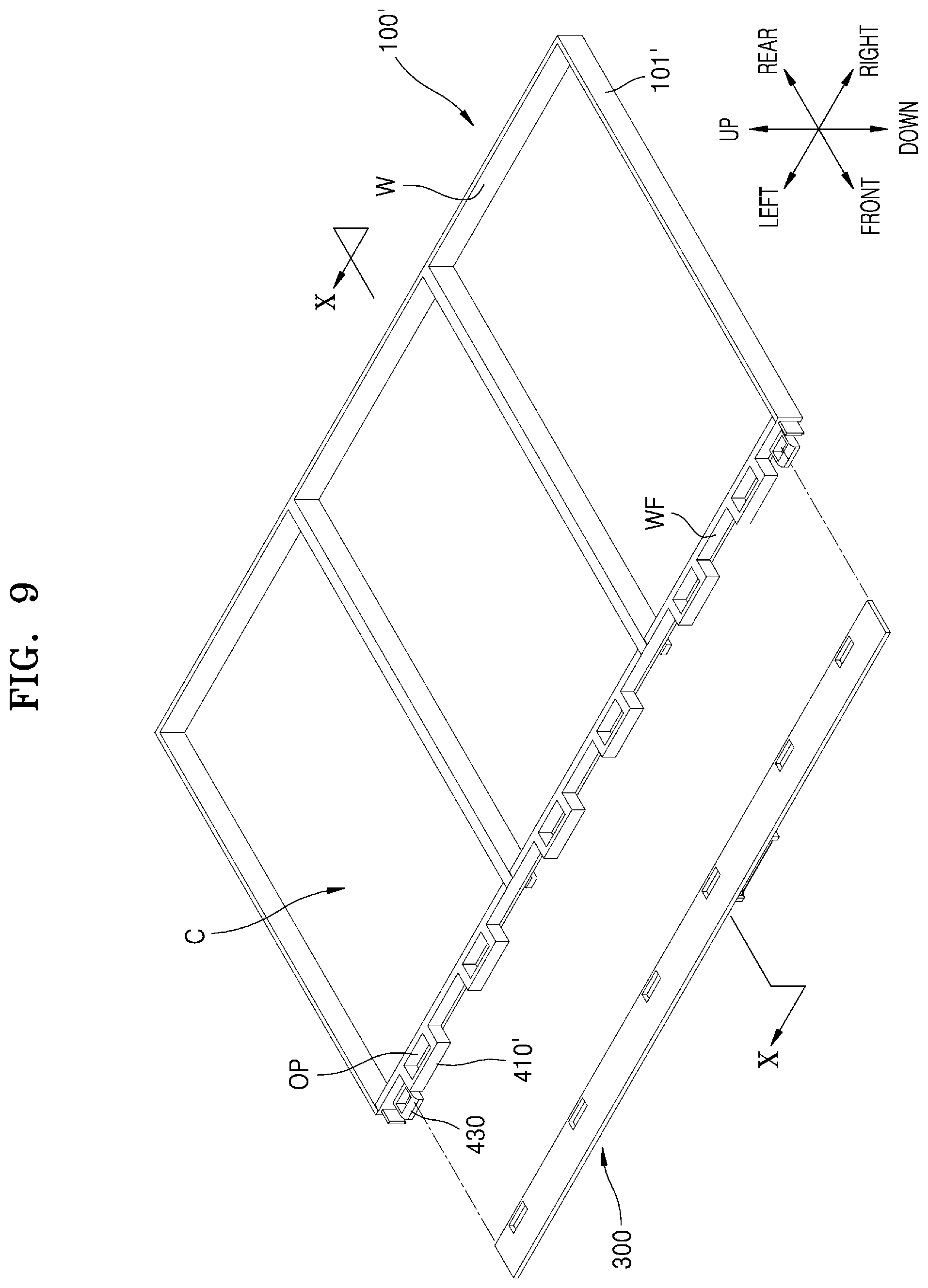 Patent US12322824 Figure 9 – Battery pack