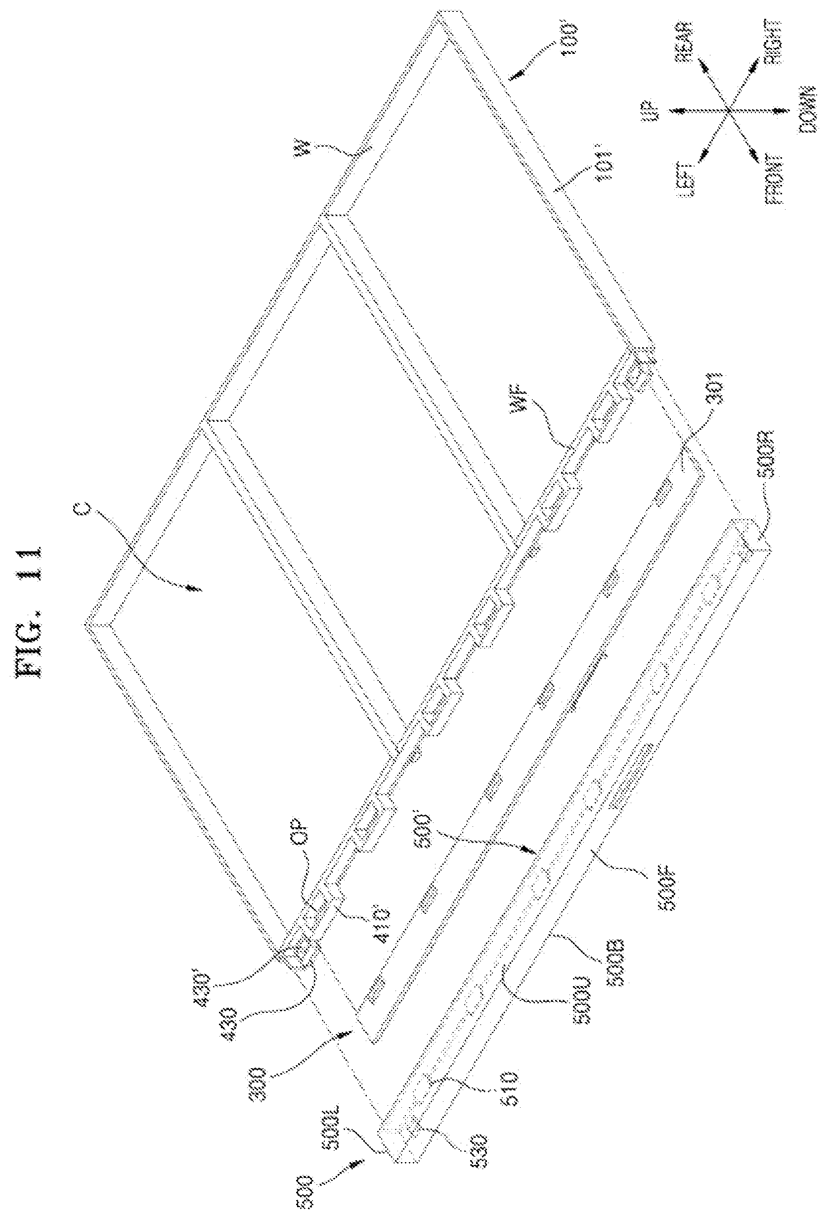 Patent US12322824 Figure 11 – Battery pack