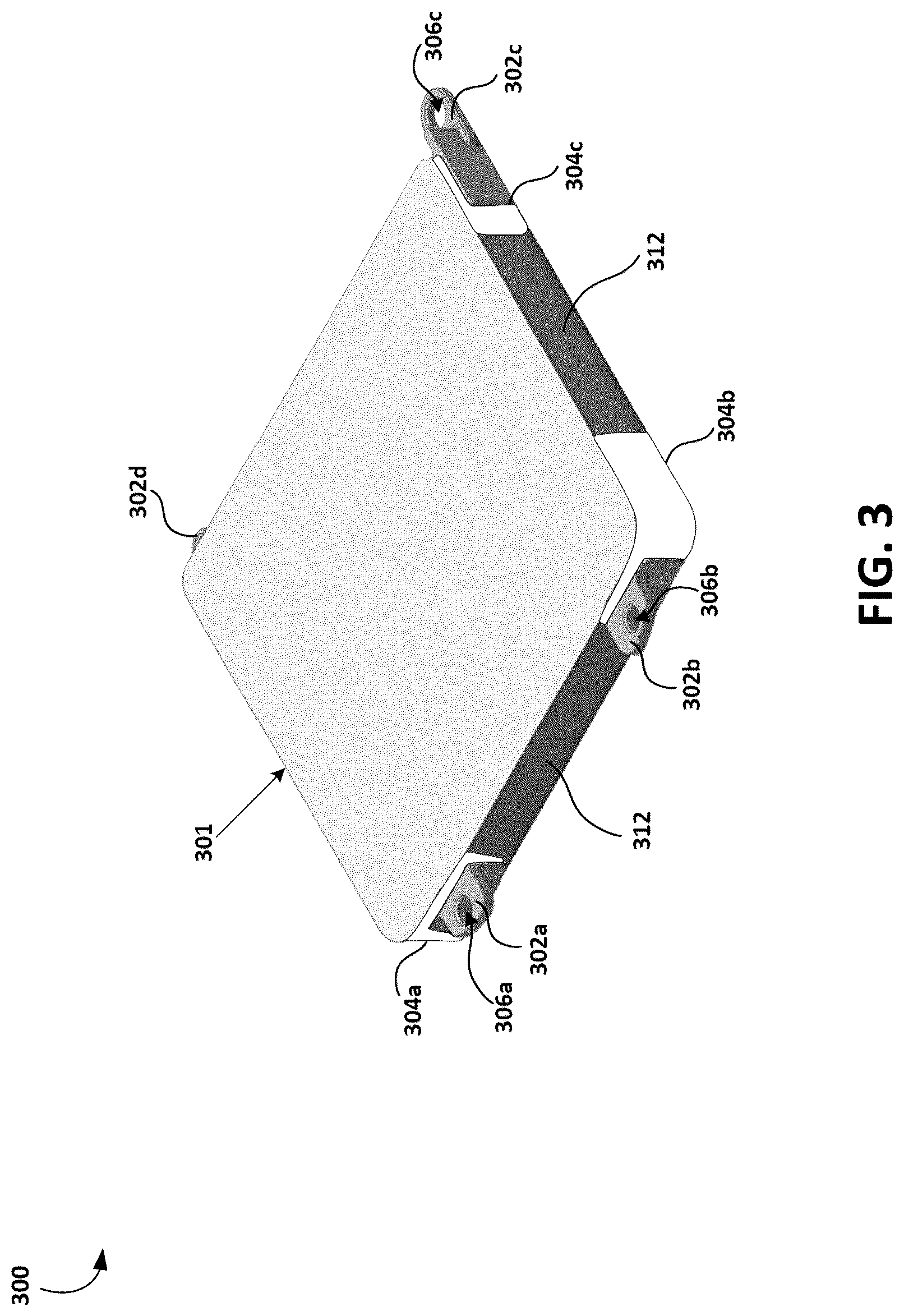 Patent US12322825 Figure 3 – Structurally mountable battery
