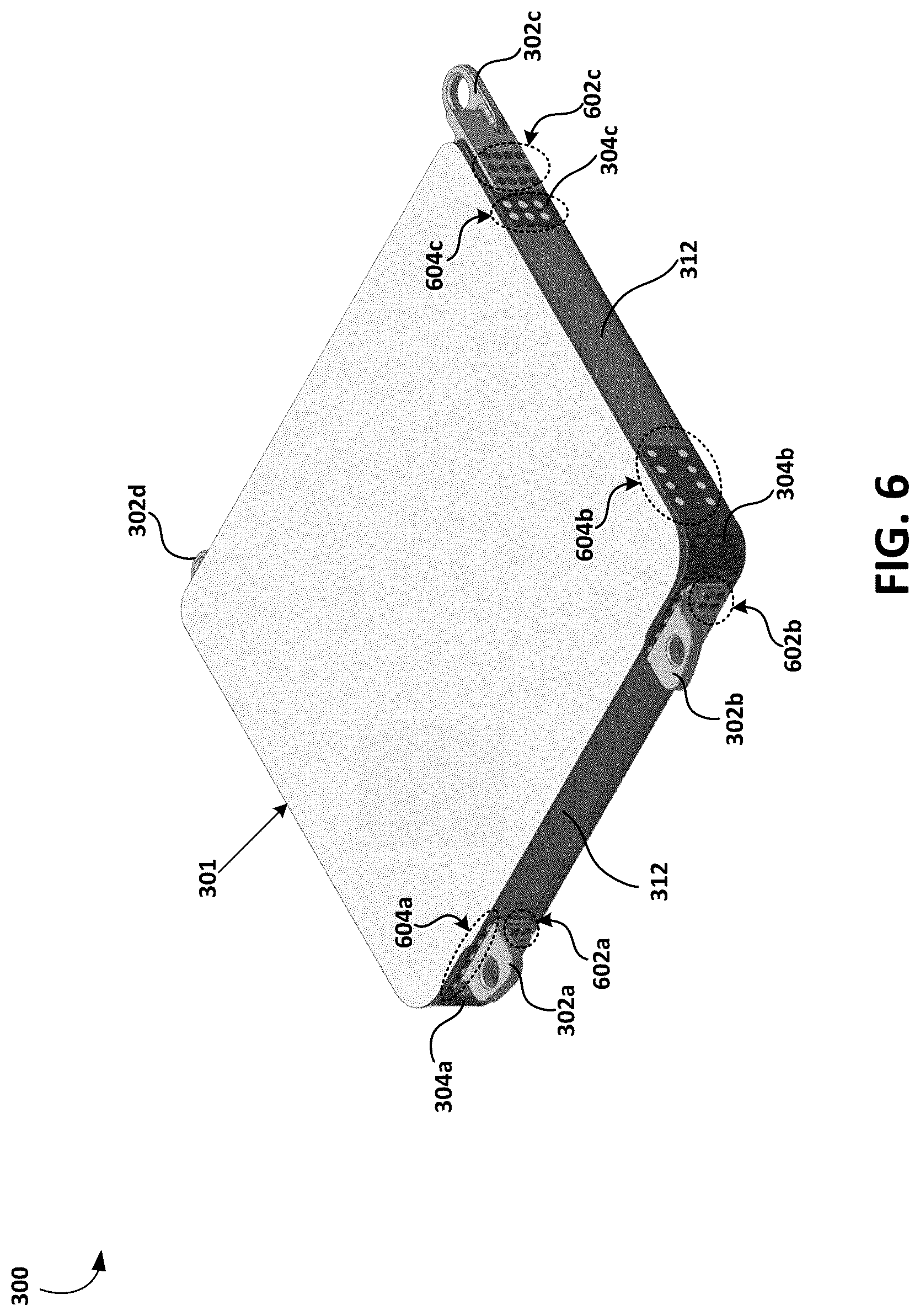 Patent US12322825 Figure 6 – Structurally mountable battery