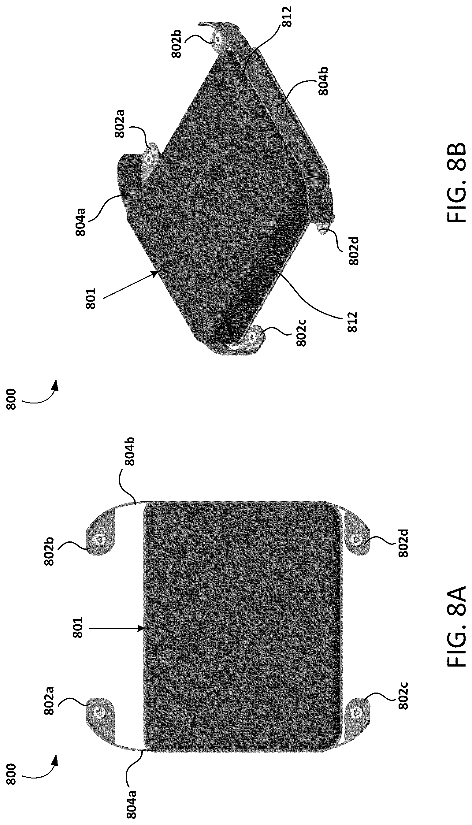 Patent US12322825 Figure 8 – Structurally mountable battery