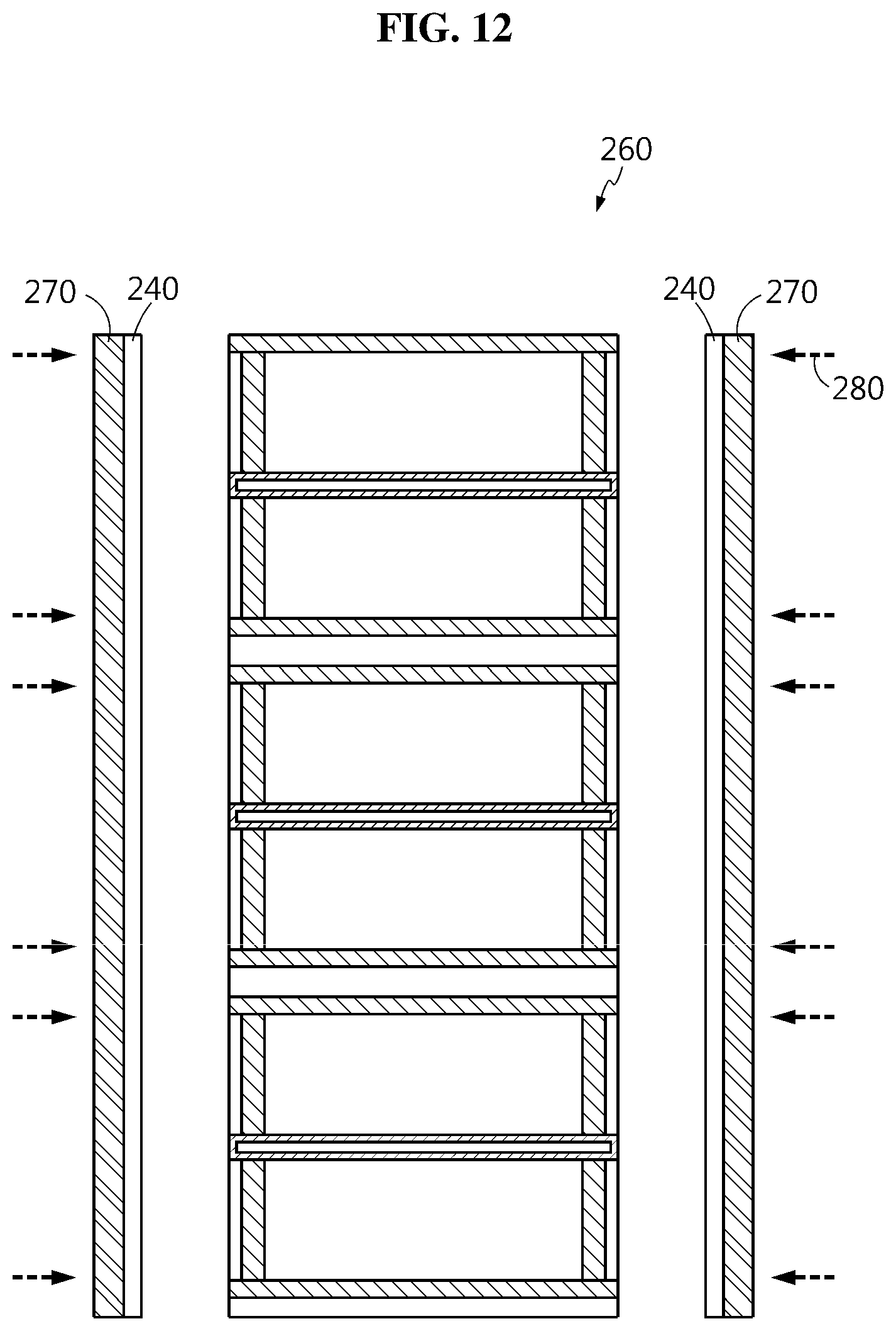 Patent US12322826 Figure 12 – Battery pack and vehicle comprising same