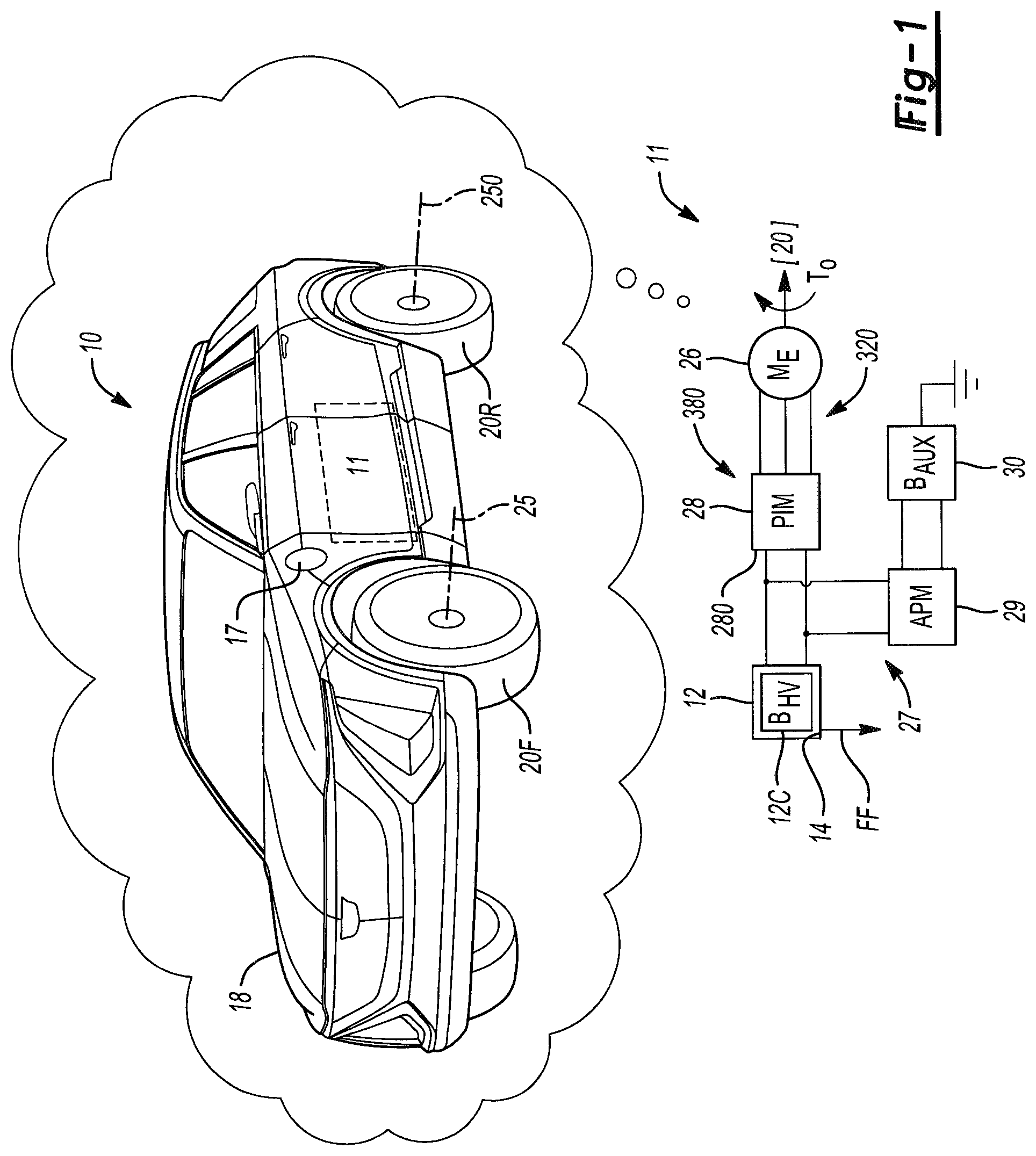 Patent US12322829 Figure 1 – Battery pack with exhaust conduit and gas flow channel for thermal runaway protection