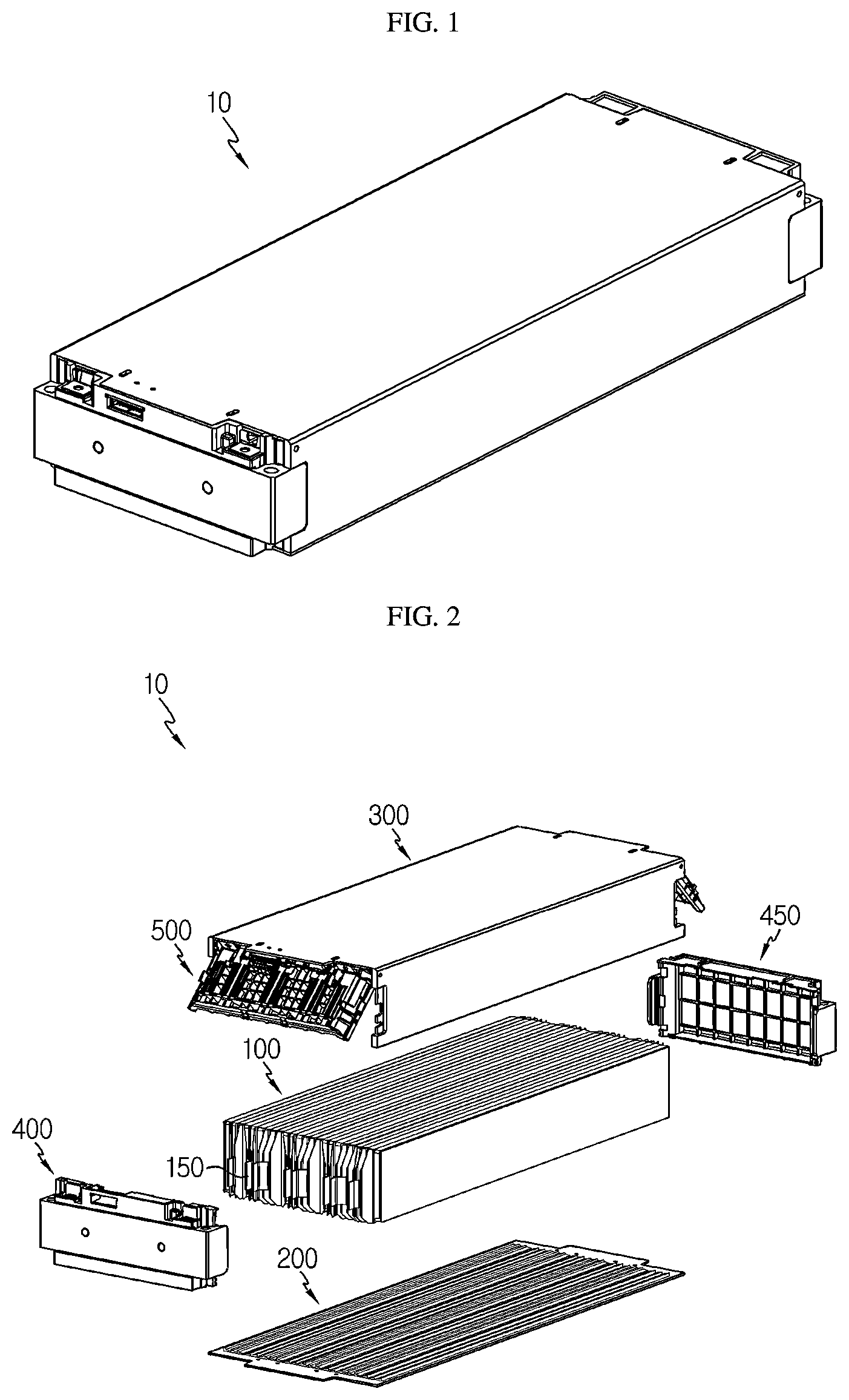 Patent US12322833 Figure 1 – Battery module, battery pack comprising battery module, and vehicle comprising battery pack