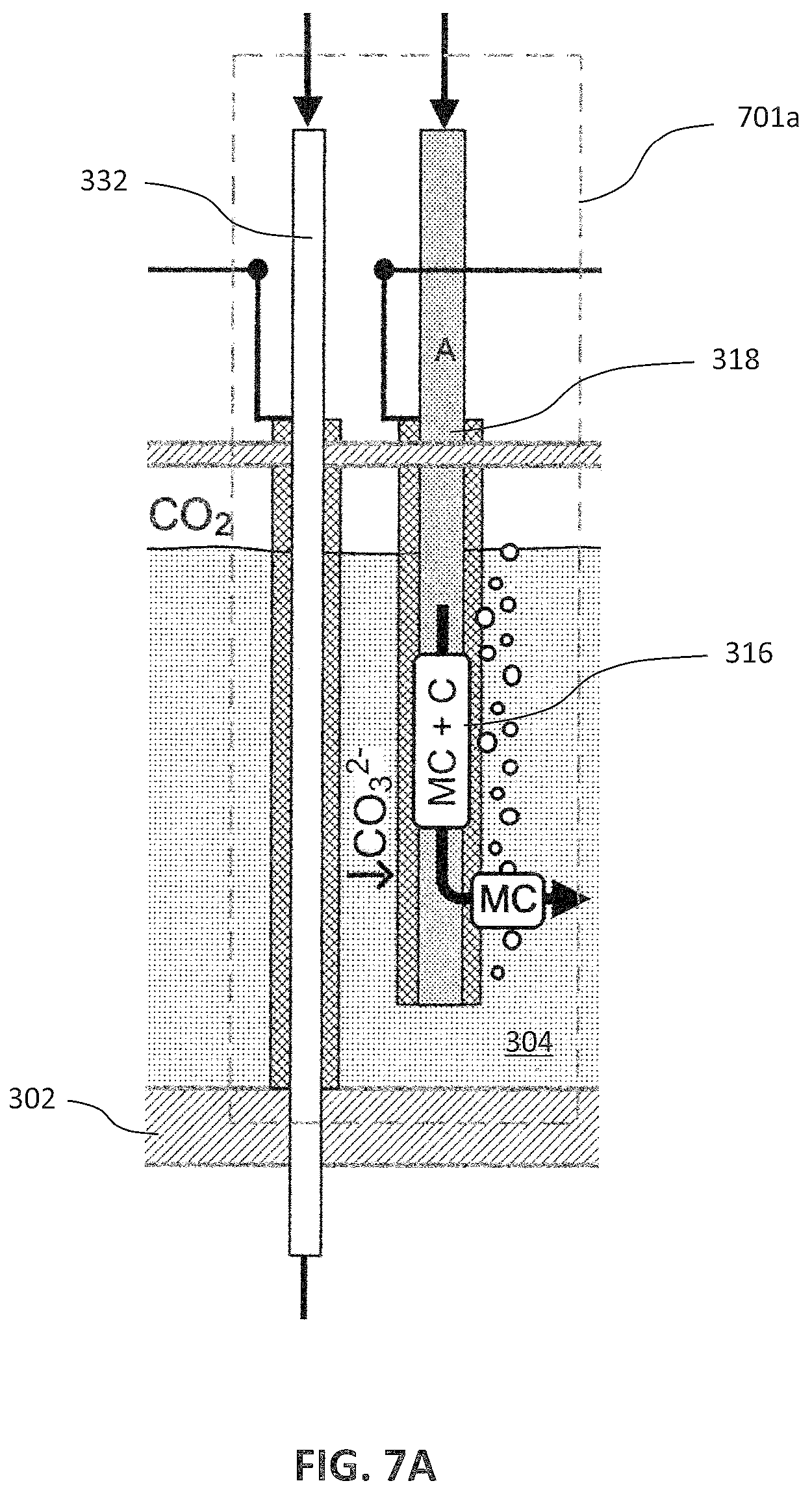 Patent US12322845 Figure 7 – Molten carbonate direct carbon fuel cell systems and methods