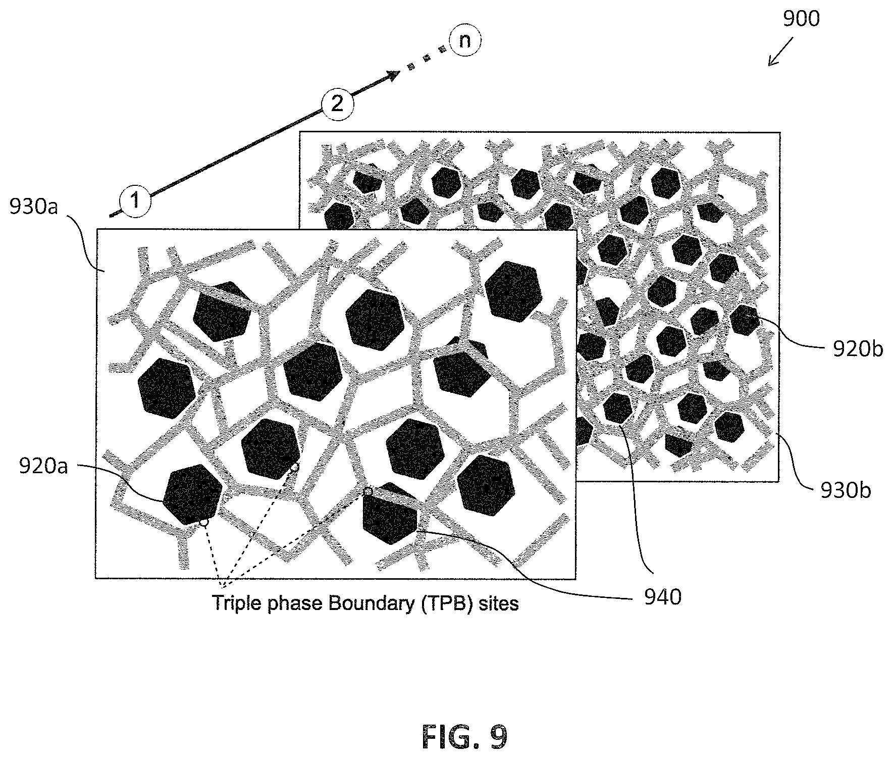 Patent US12322845 Figure 10 – Molten carbonate direct carbon fuel cell systems and methods