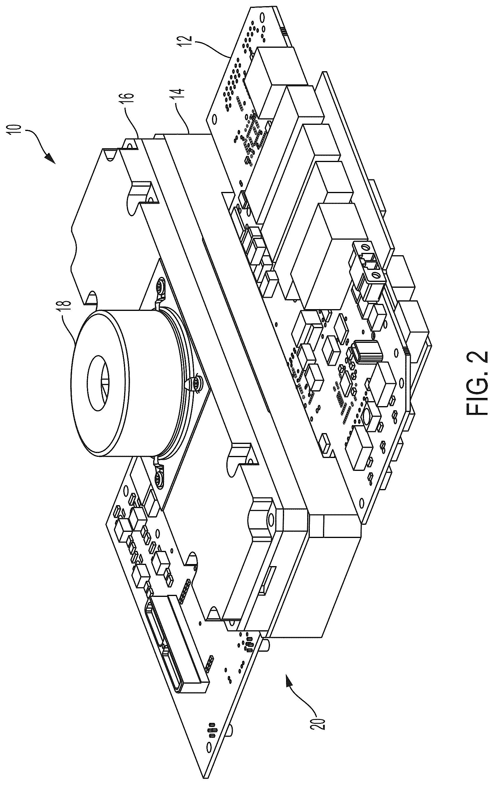 Patent US12322847 Figure 2 – Modular diplexer subsystem comprising an RF module and a diplexer module coupled to each other, where the diplexer module is reversible